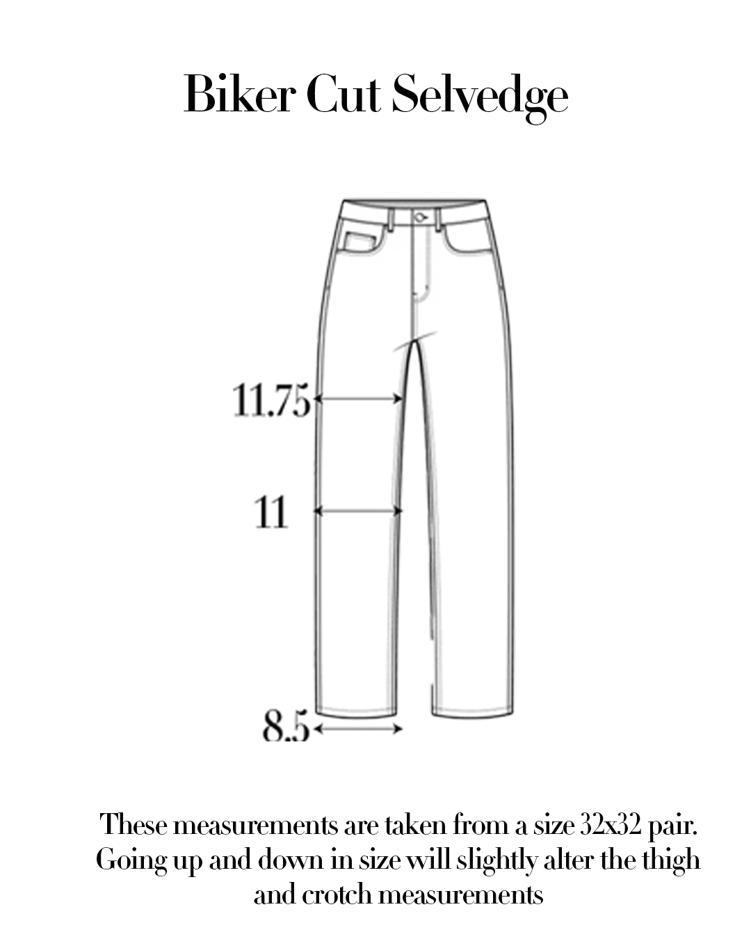 Biker Cut Selvedge