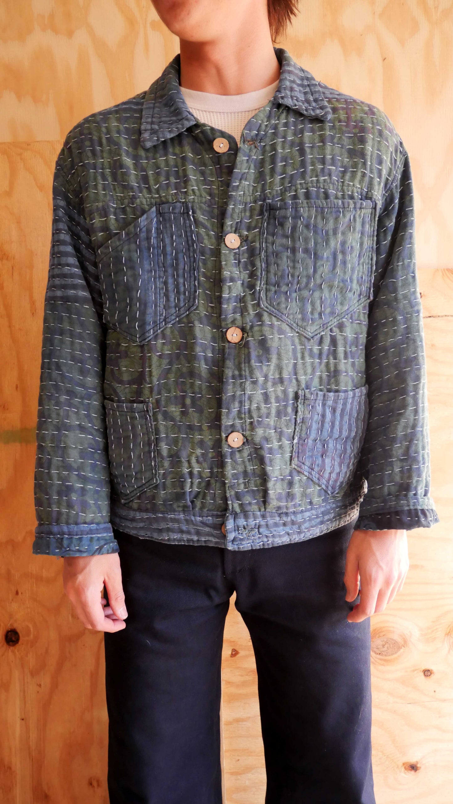 Kantha Trucker Jacket