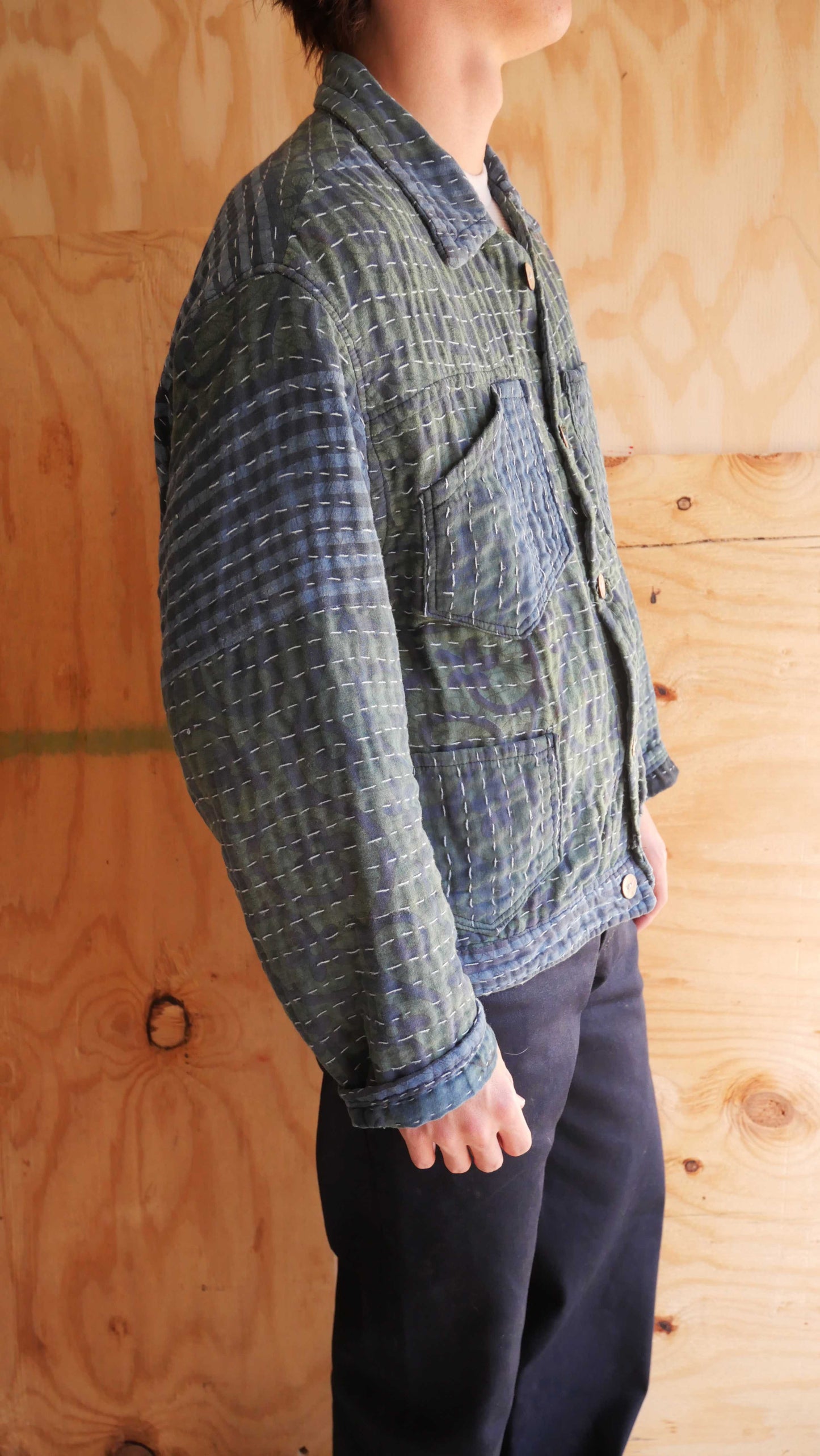 Kantha Trucker Jacket