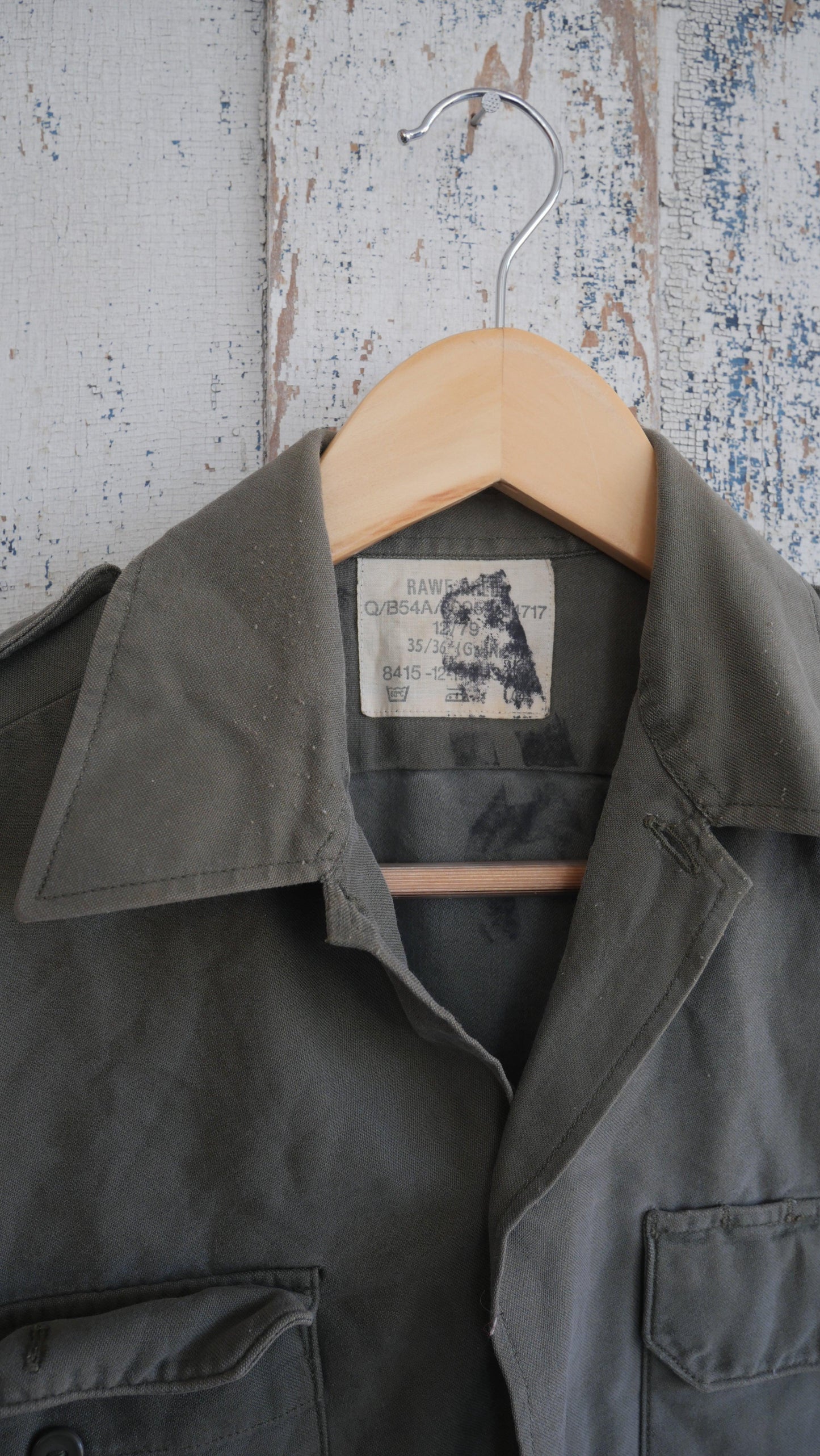 1980s German Fatigue Shirt | L