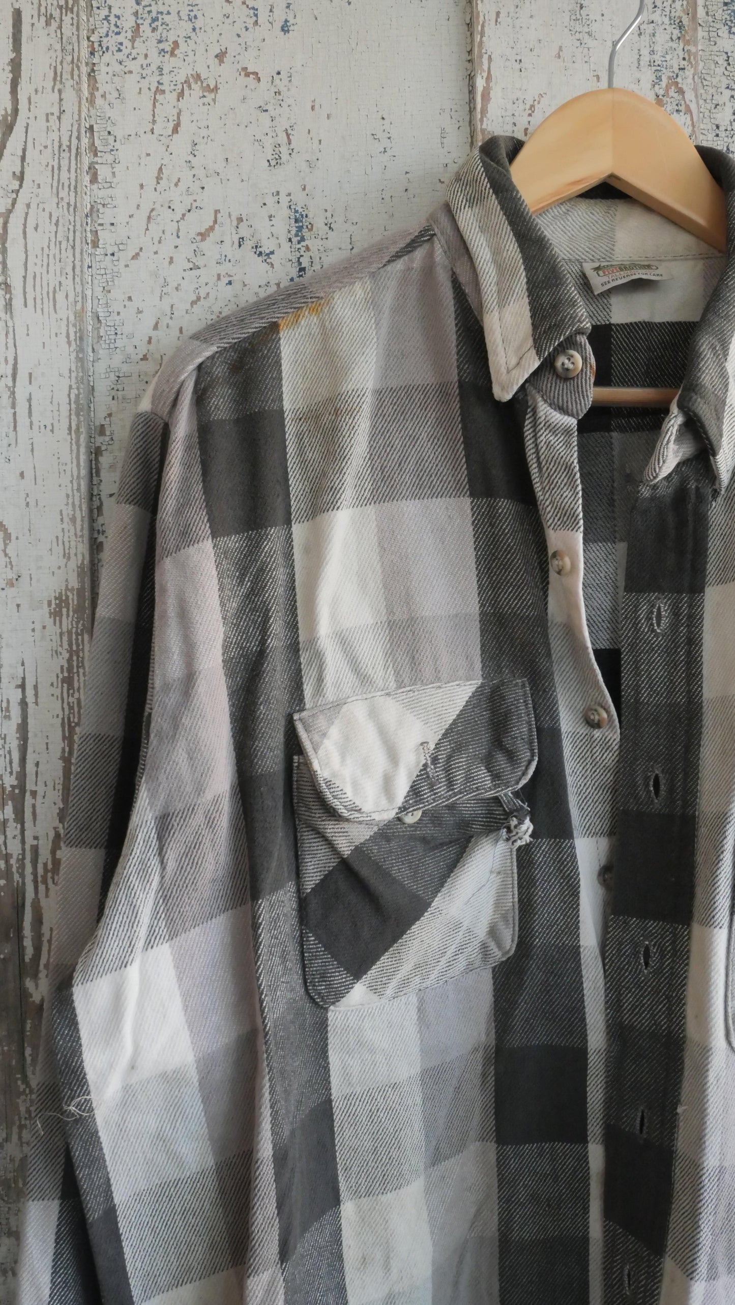 1990s Five Brother Cotton Flannel | L