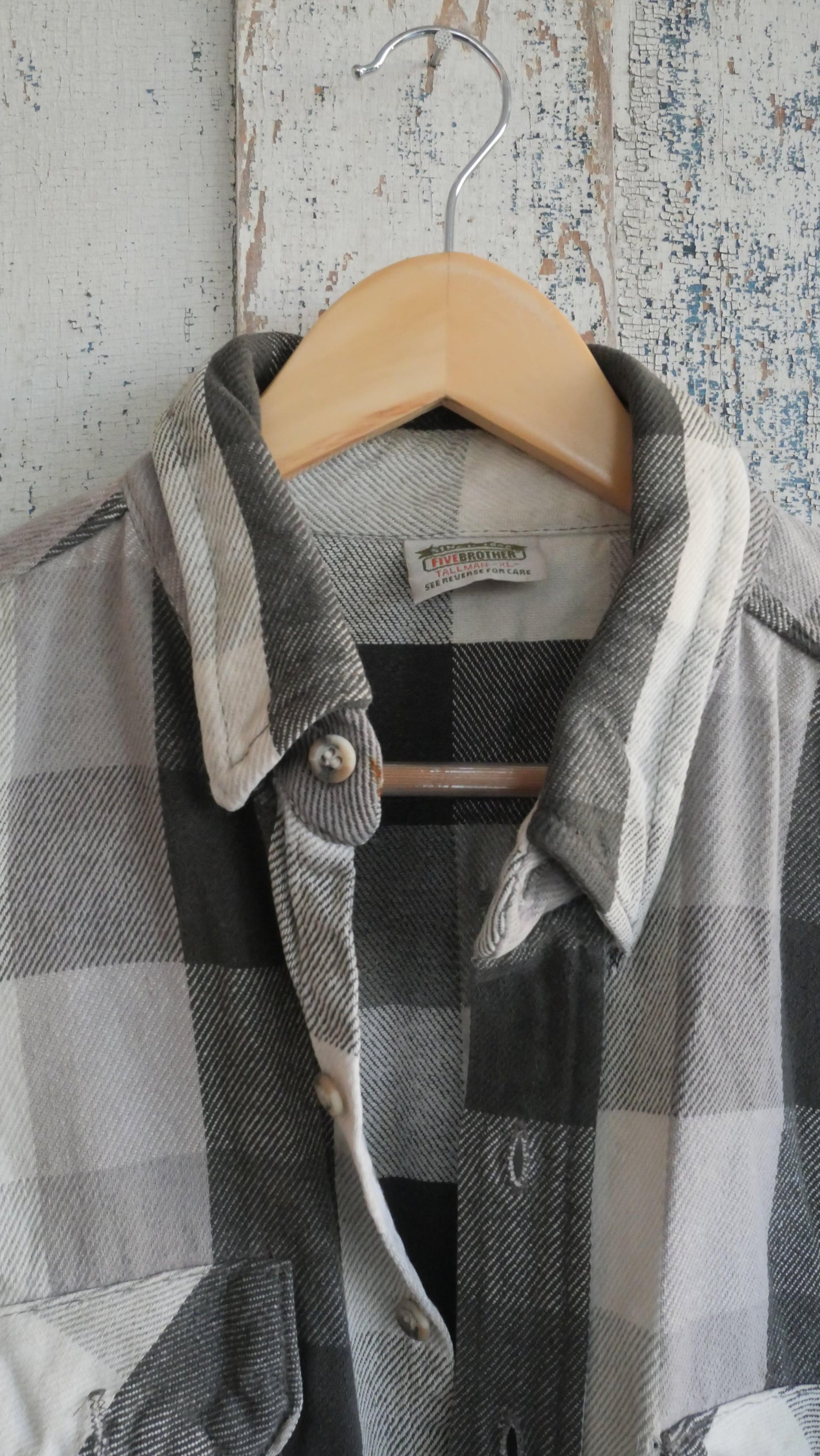 1990s Five Brother Cotton Flannel | L