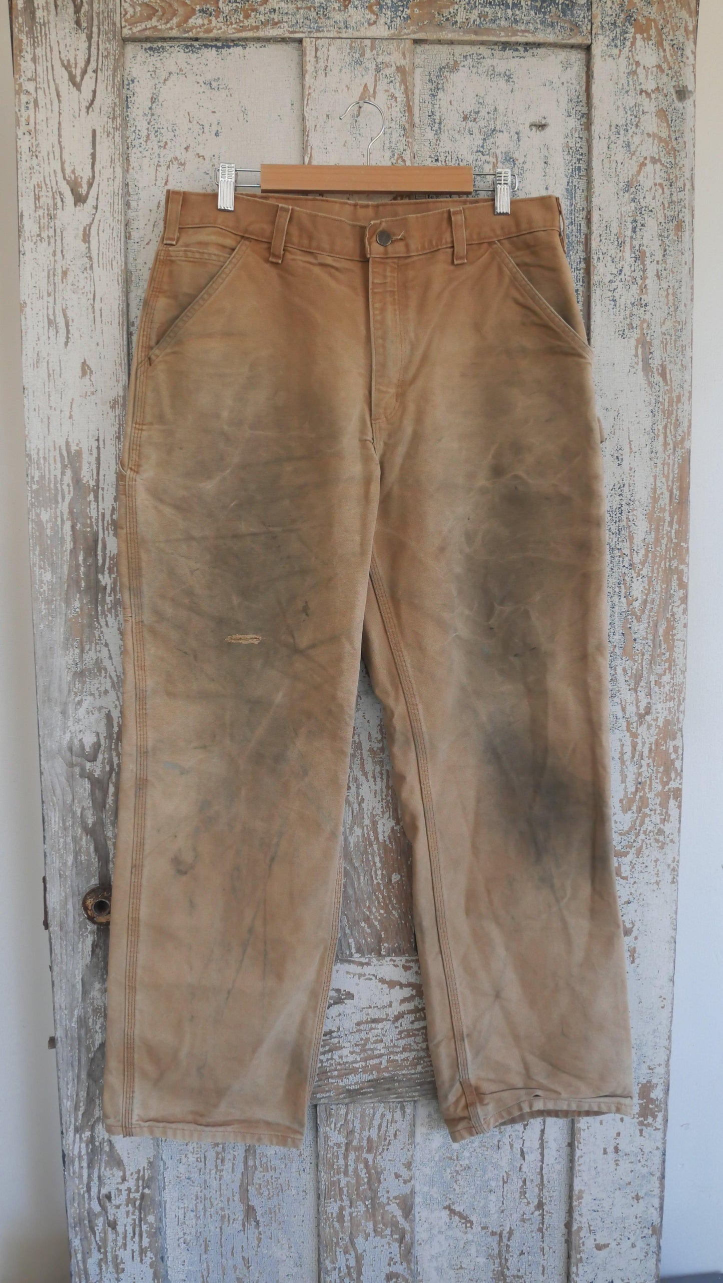 1990s Tan Carhartt Pants | 34