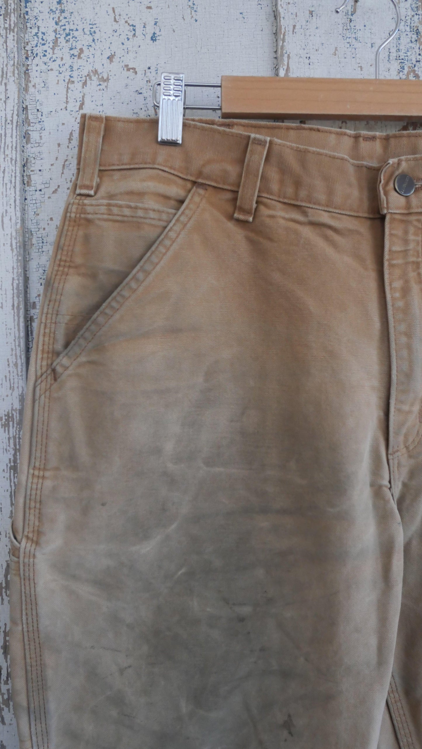1990s Tan Carhartt Pants | 34