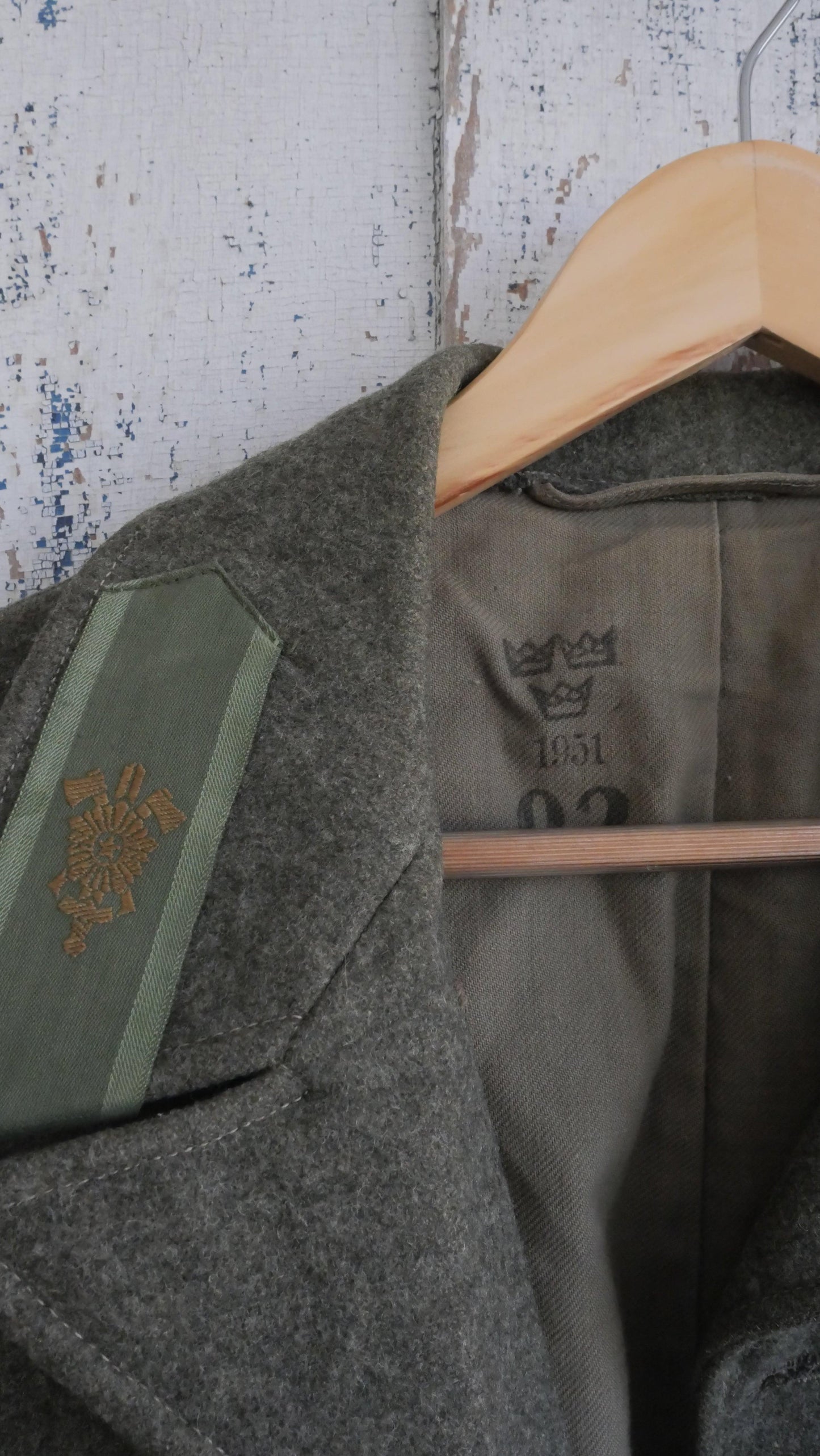 1970s Wool Military Coat | L