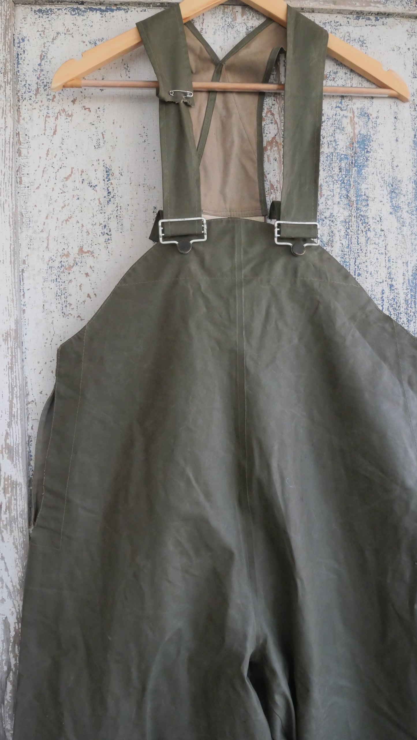 1960s Rubber Military Overalls | 34