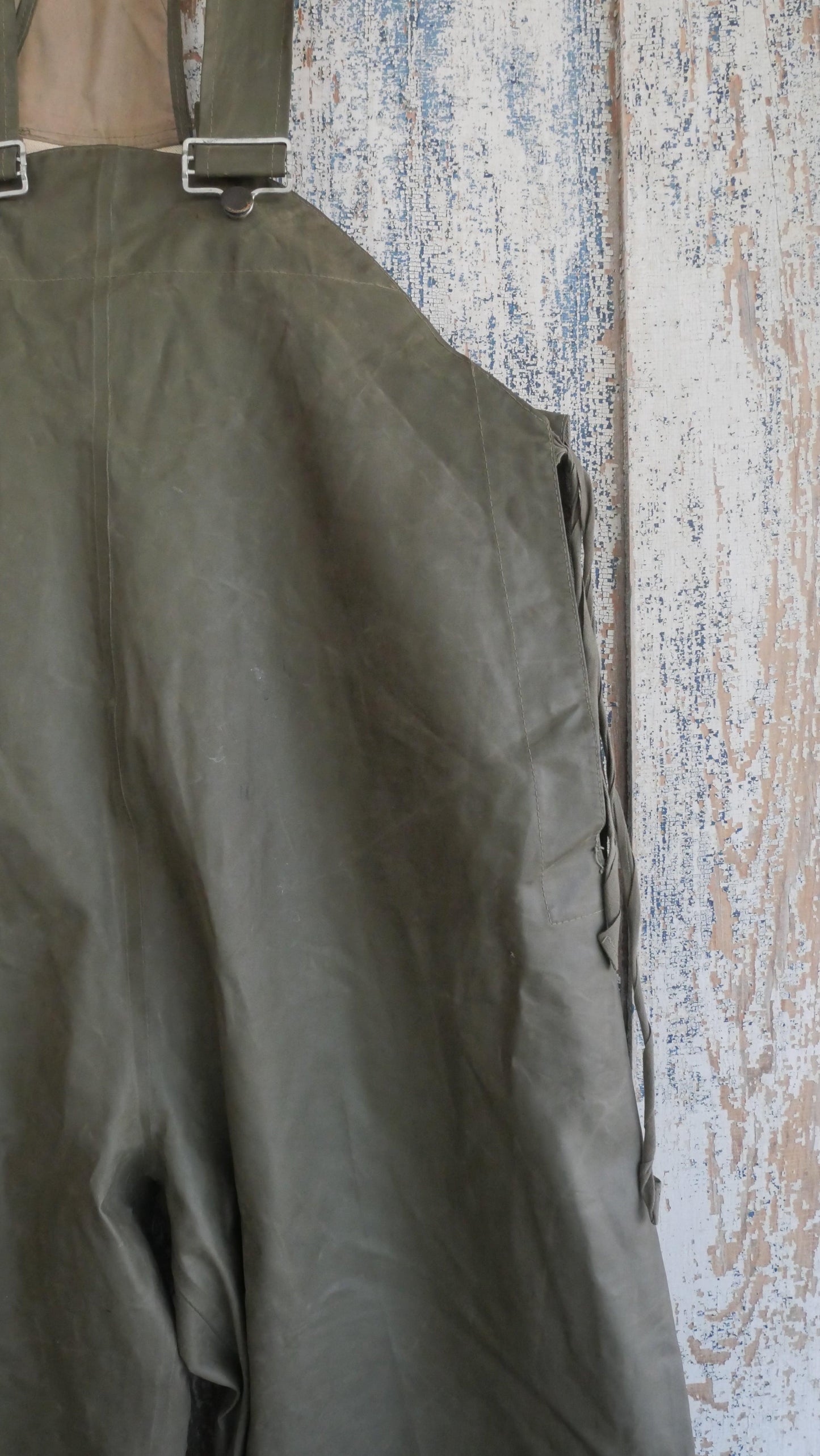1960s Rubber Military Overalls | 34