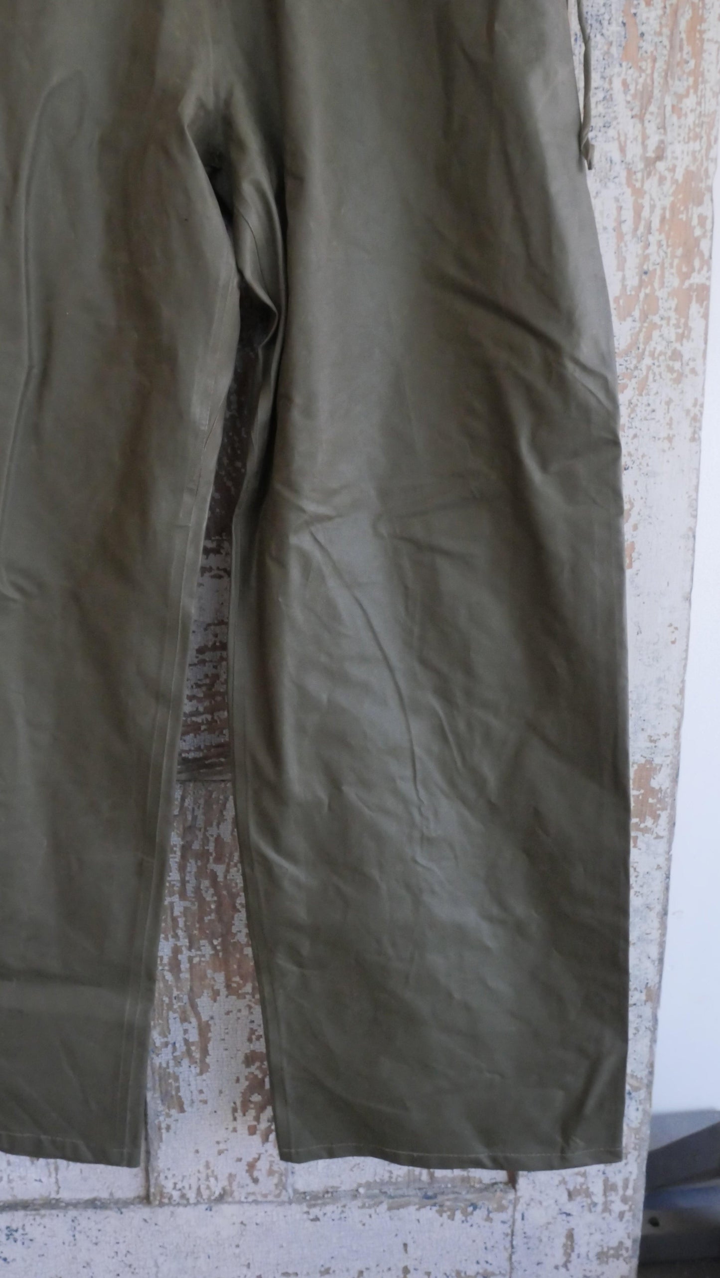 1960s Rubber Military Overalls | 34