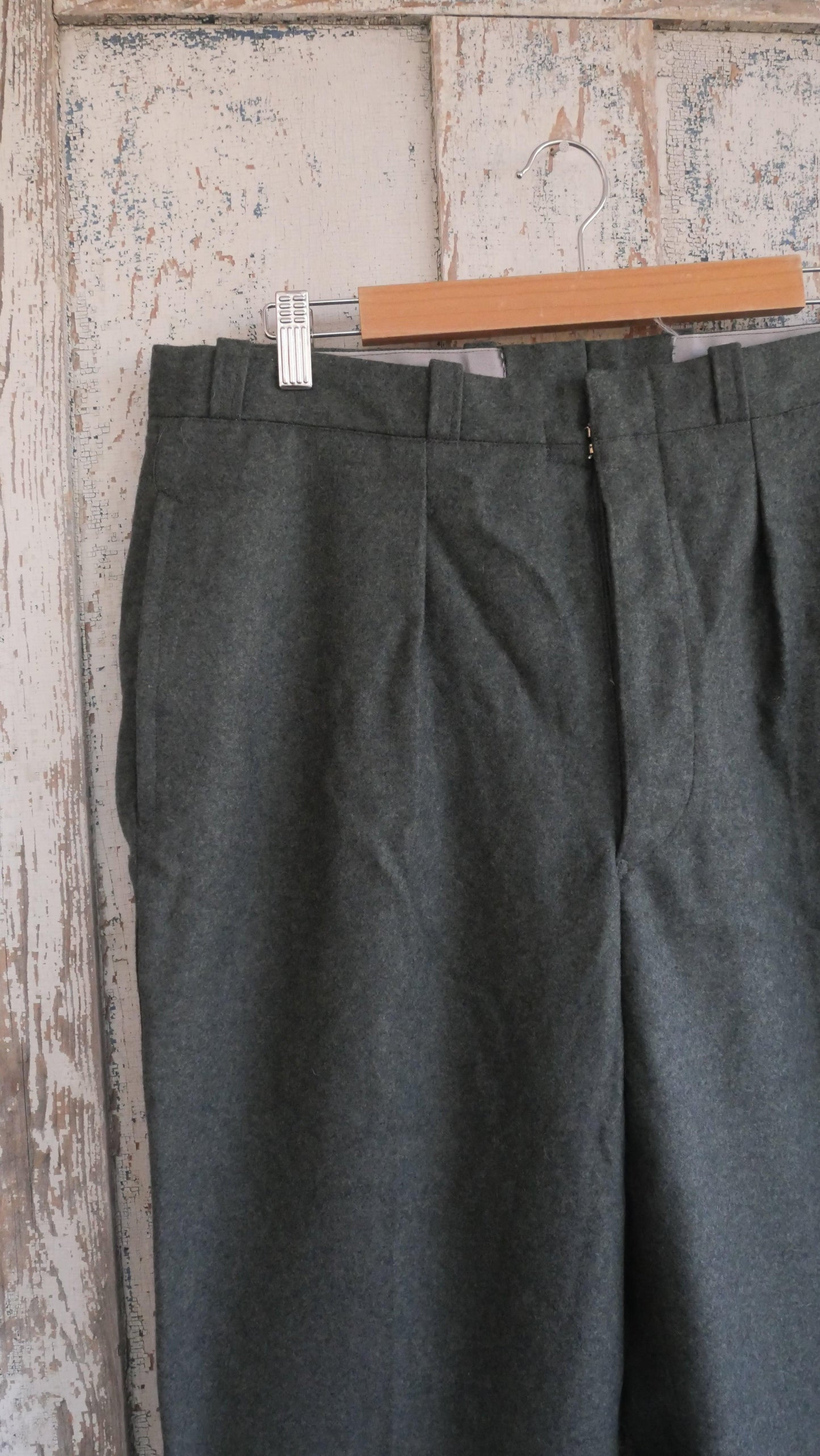 1970s Wool Military Pants | 35