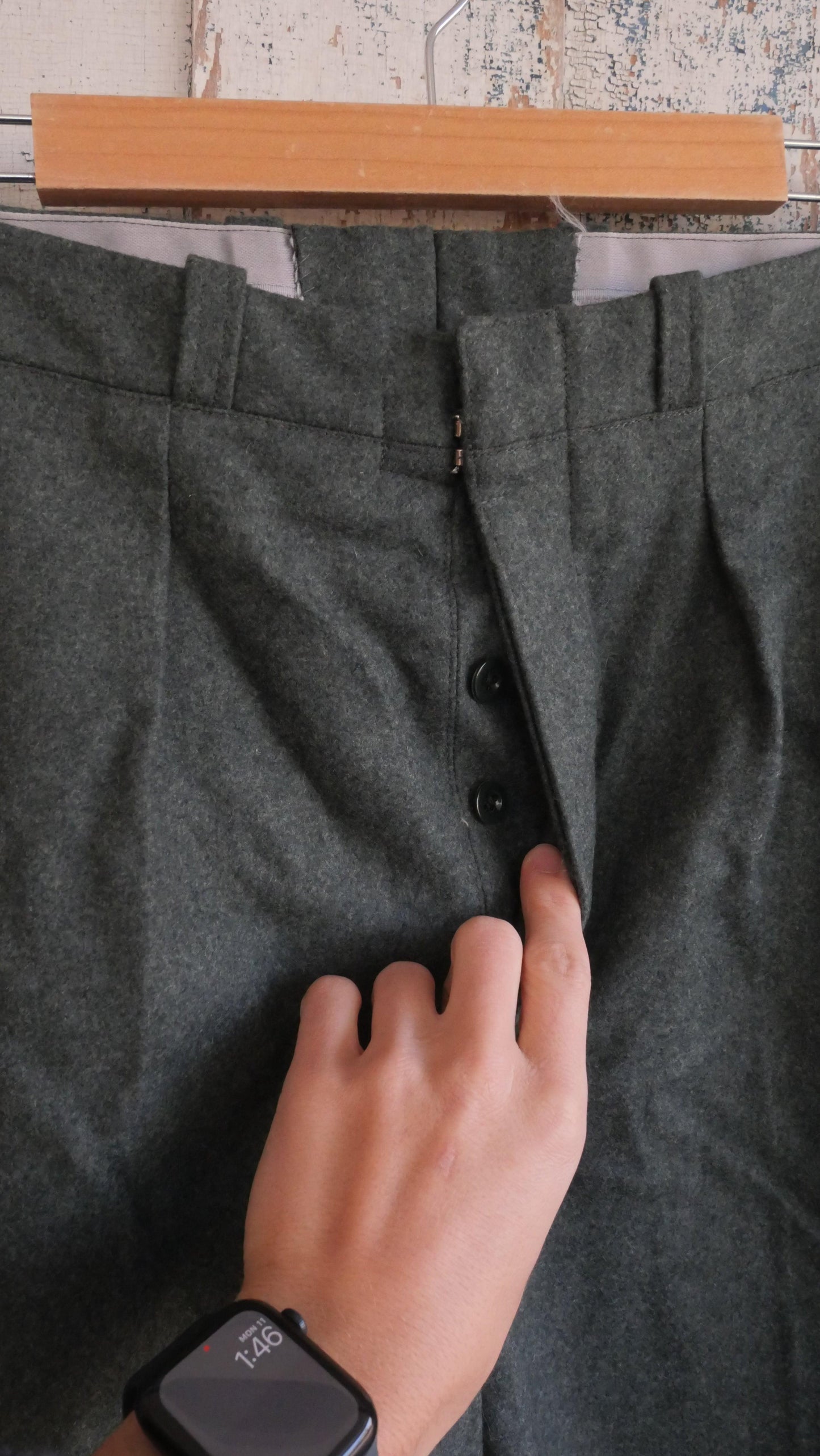 1970s Wool Military Pants | 35