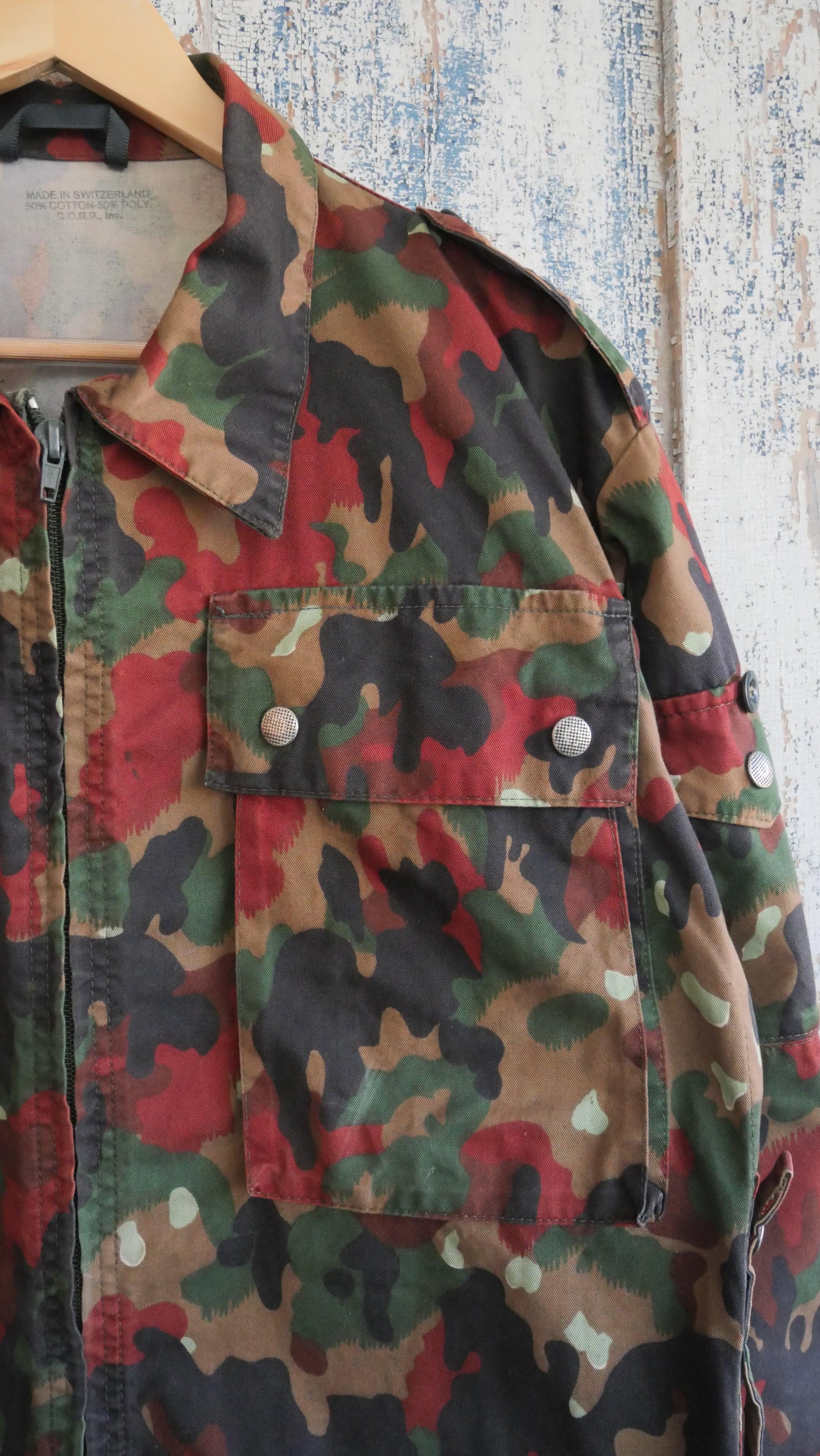 1980s Swiss Camo Jacket | L