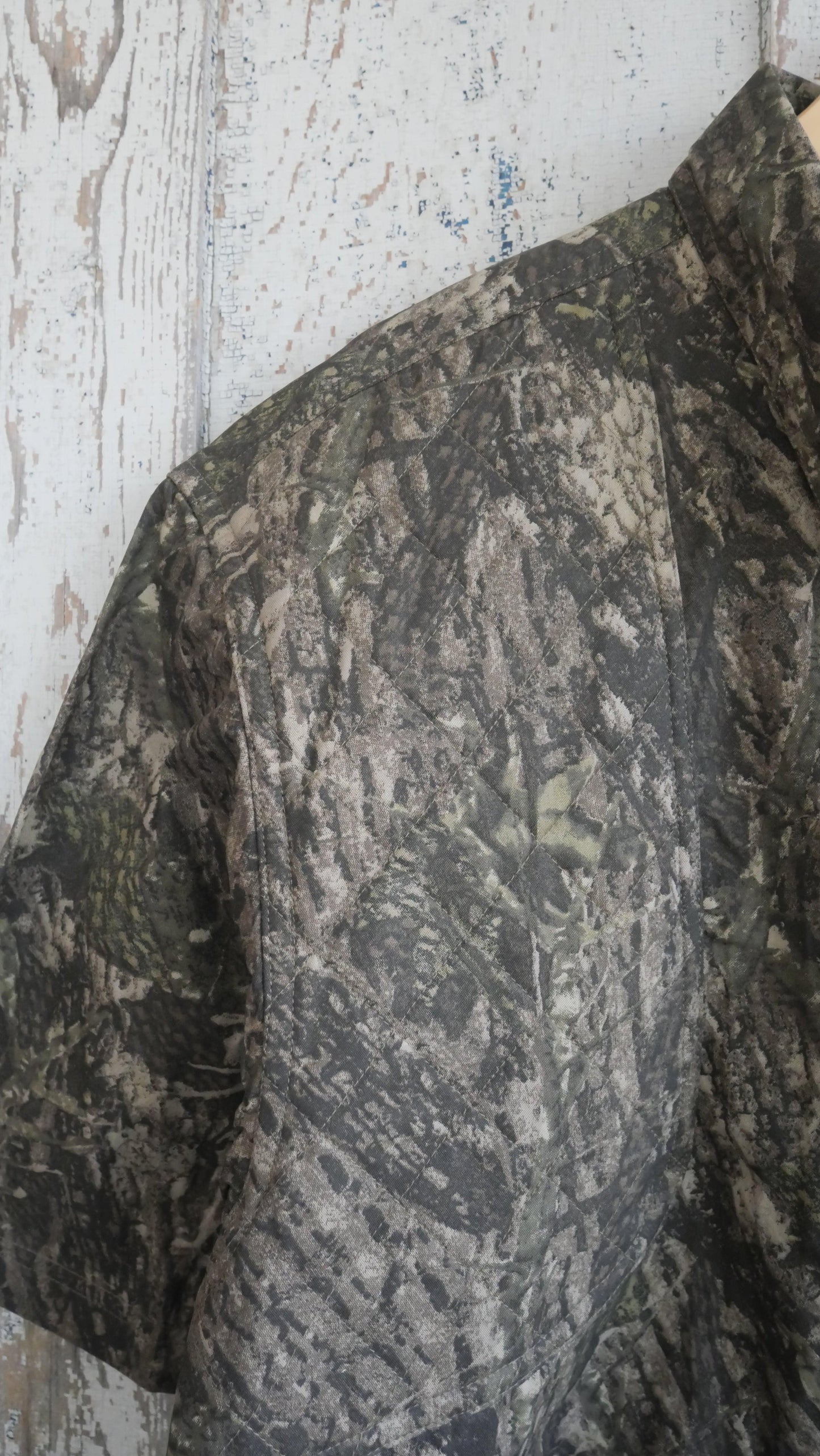 1990s Waterproof Camo Shirt | XL