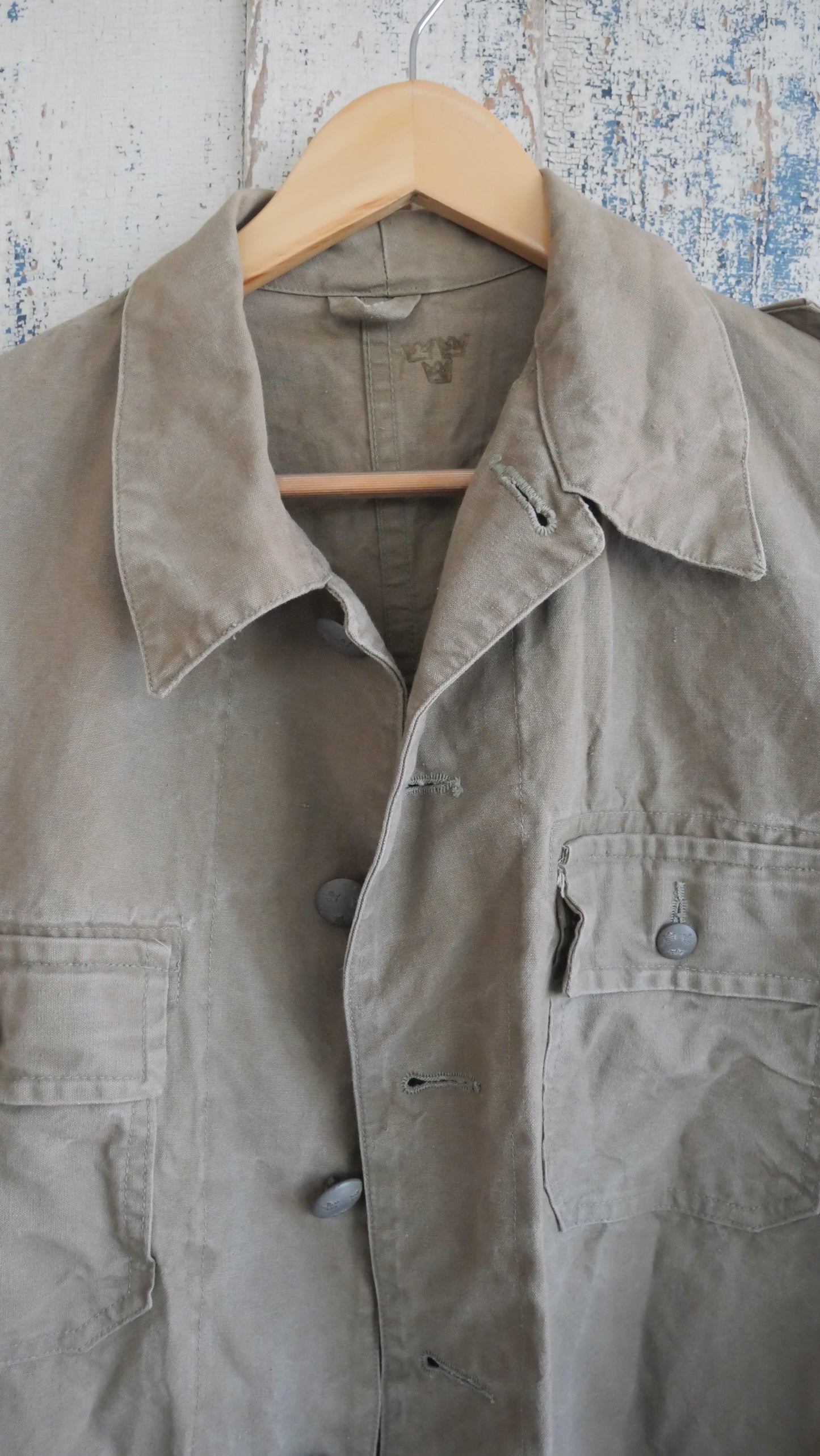 1960s Italian Military Chore Jacket | L
