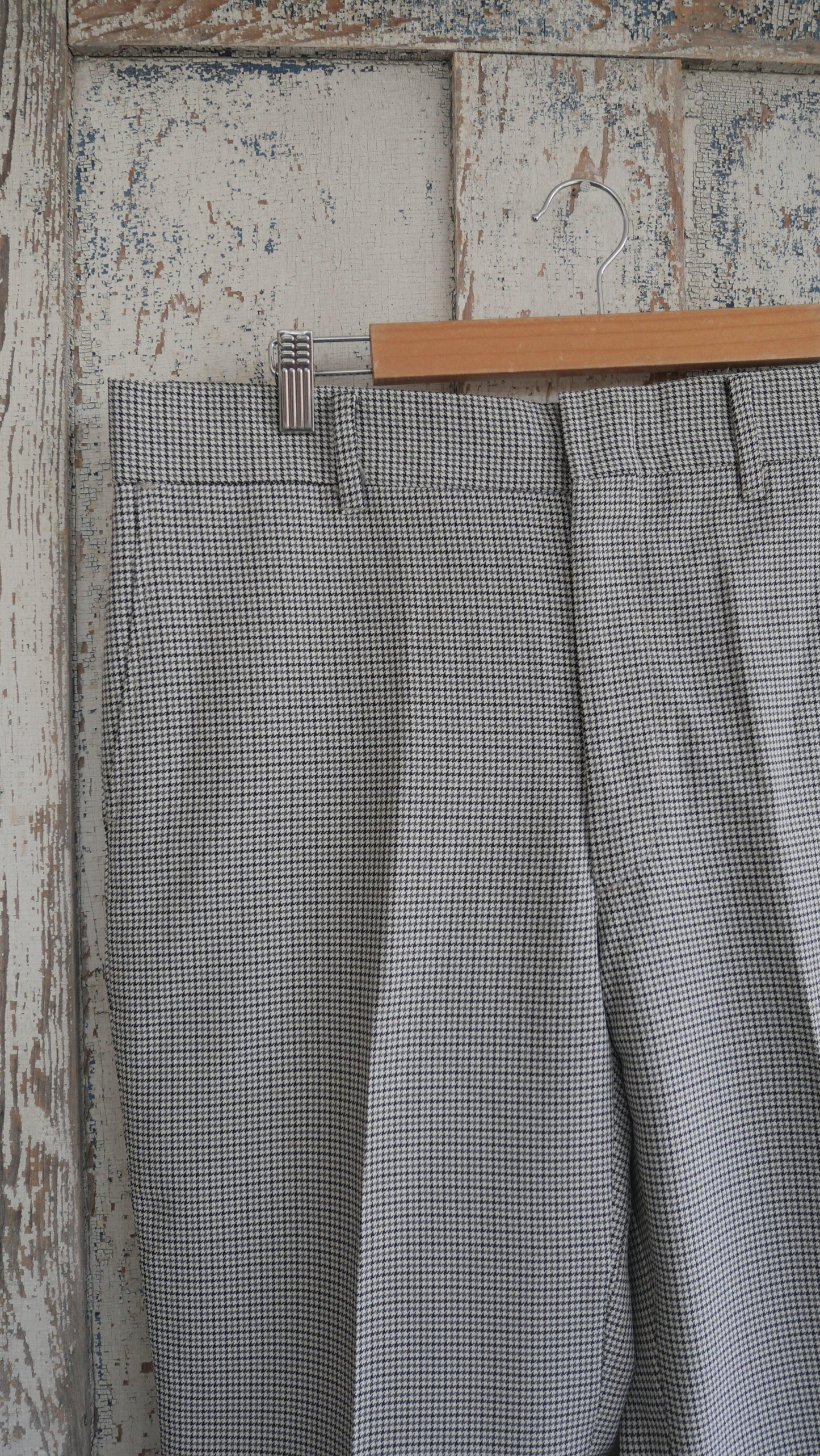 1970s Patterned Flared Slacks | 34