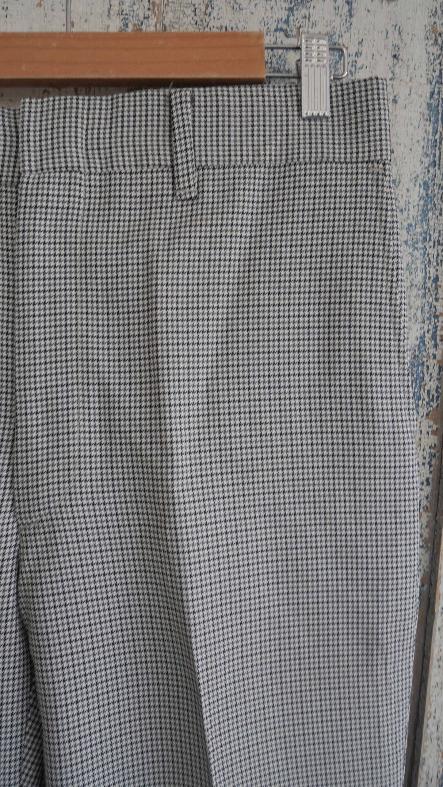 1970s Patterned Flared Slacks | 34