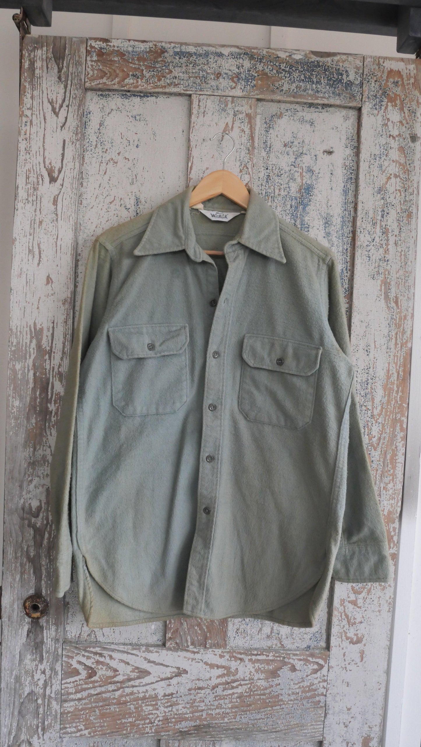 1970s Fuzzy Woolrich Shirt | L
