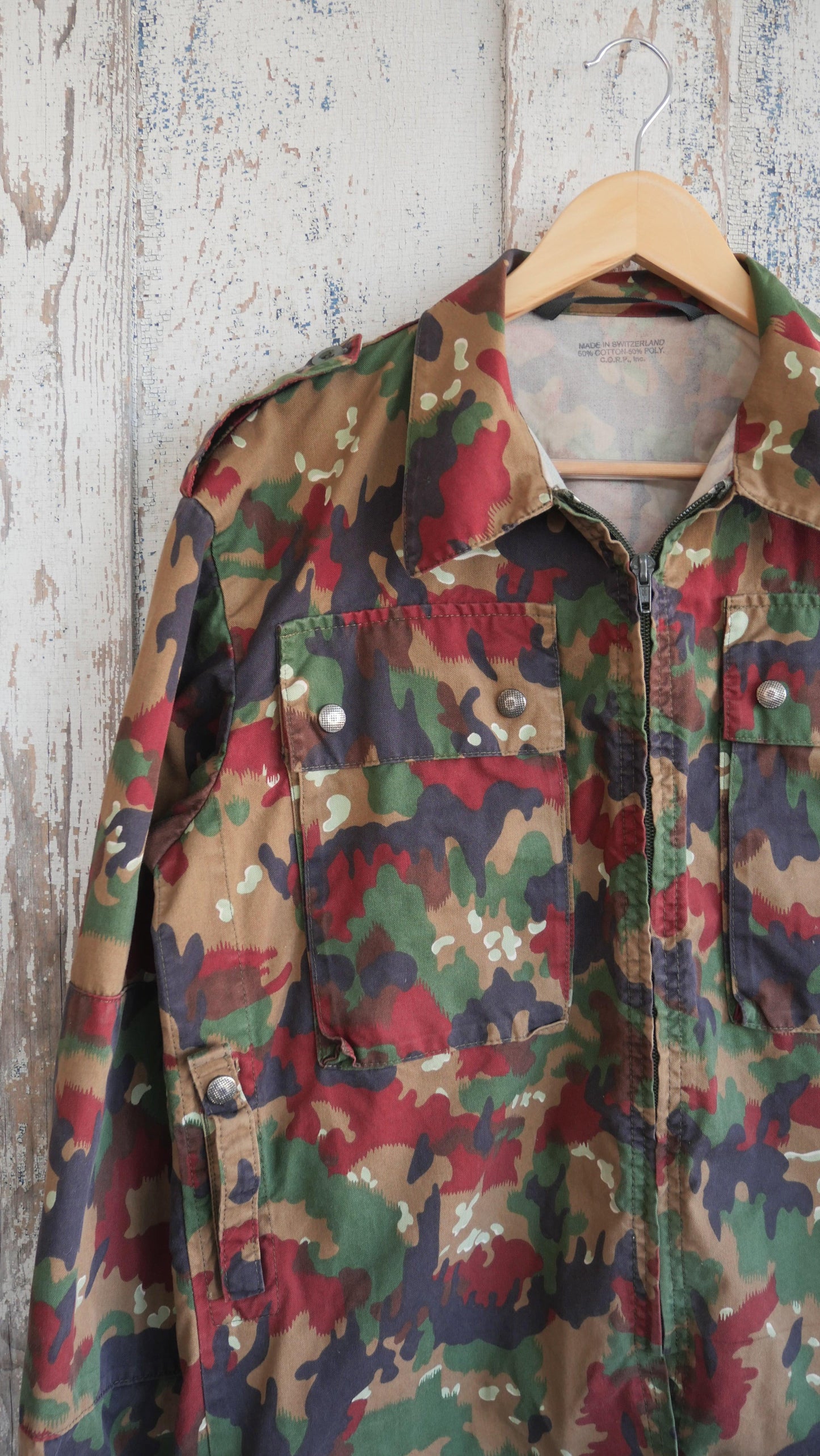 1970s Swiss Zip Jacket | L