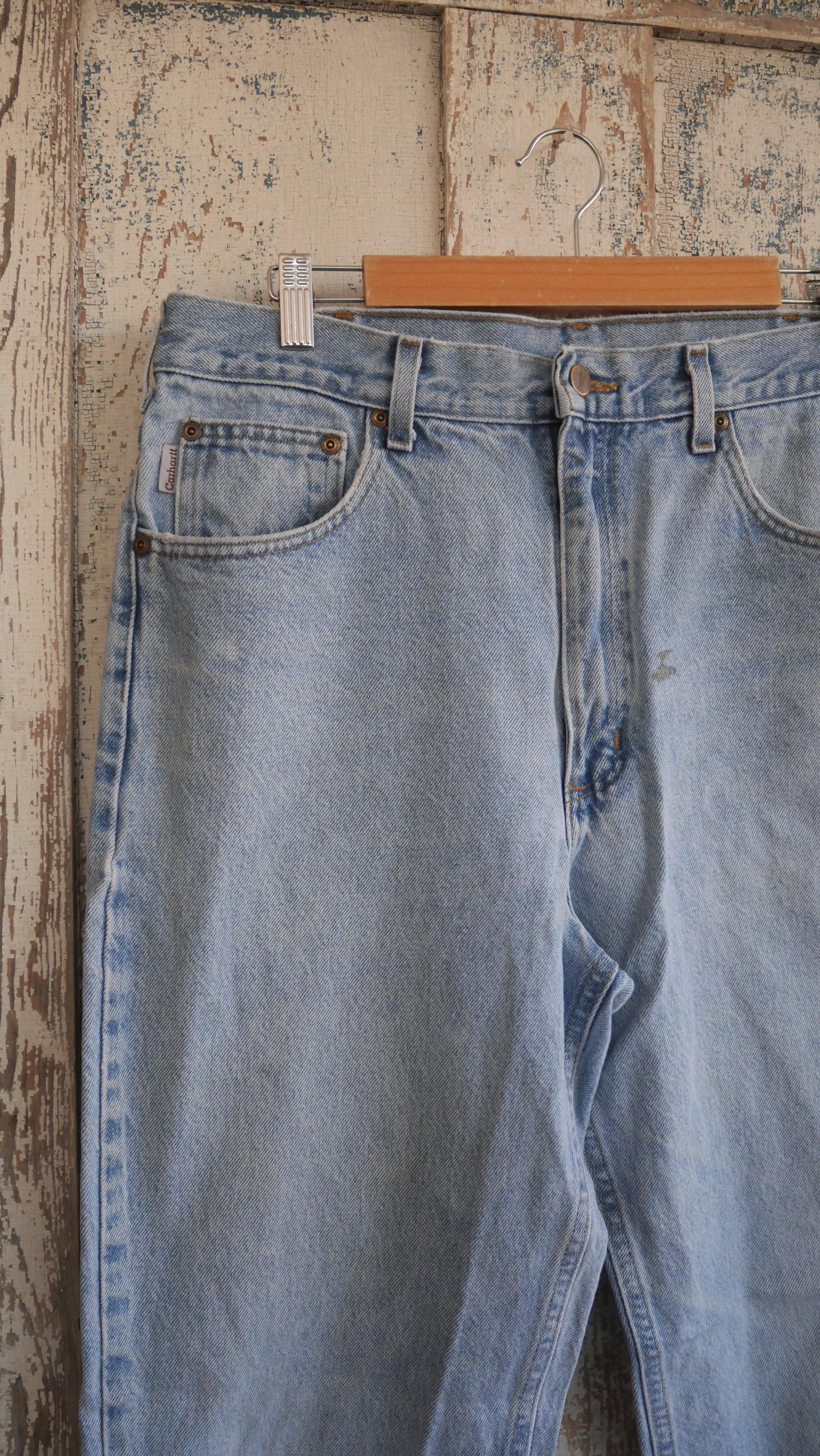 2000s Light Wash Carhartt Denim | 36