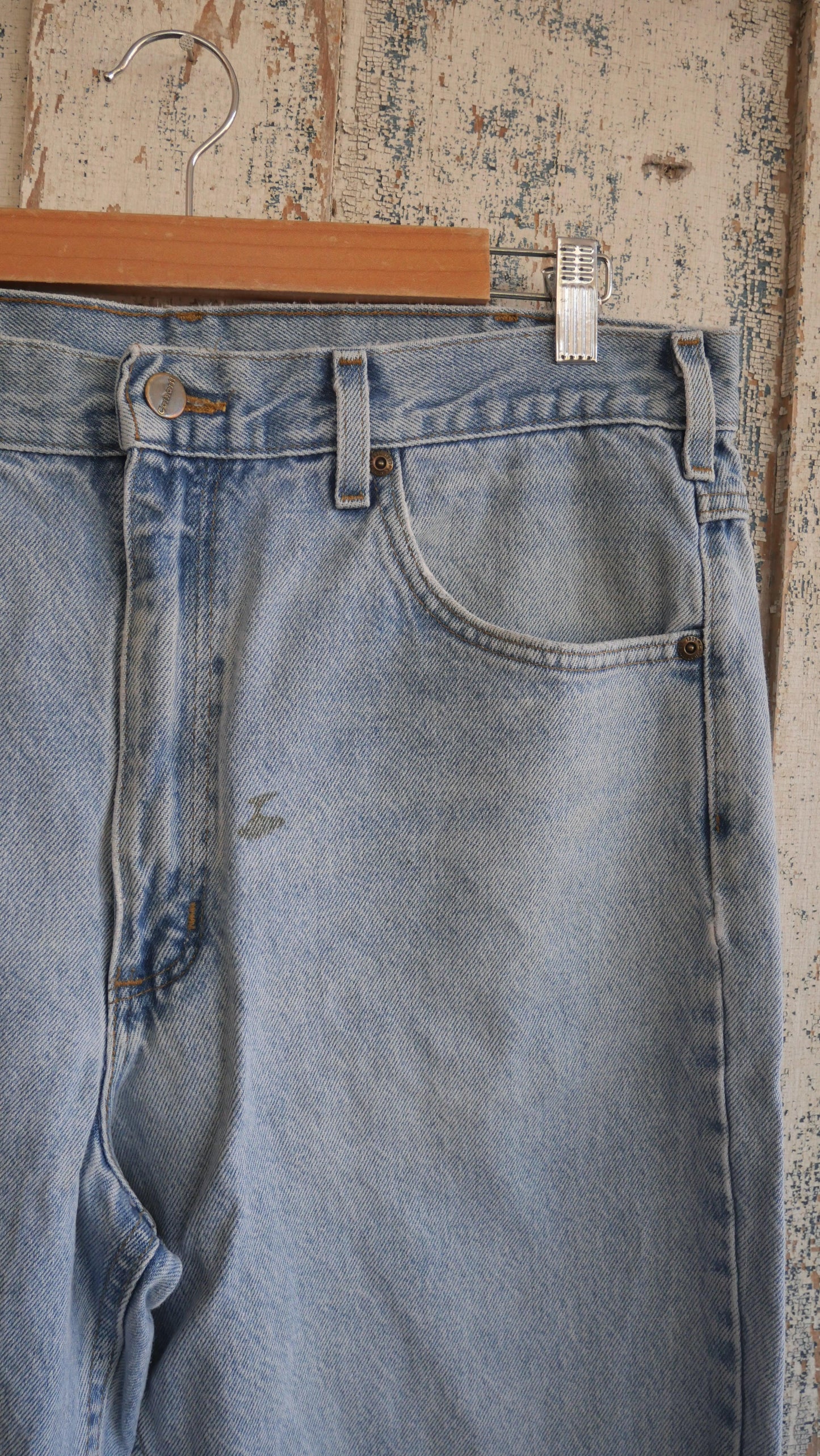 2000s Light Wash Carhartt Denim | 36