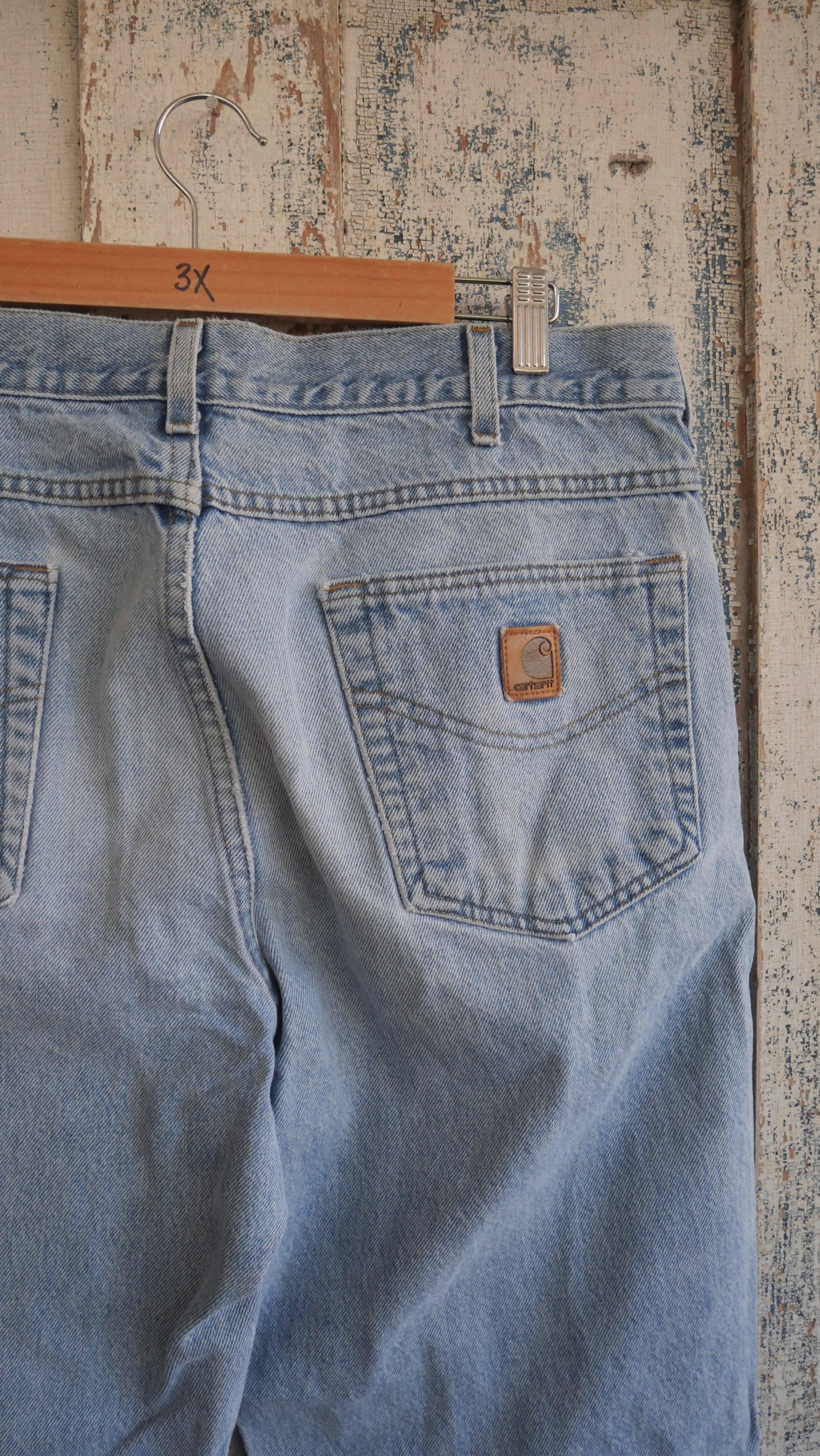 2000s Light Wash Carhartt Denim | 36