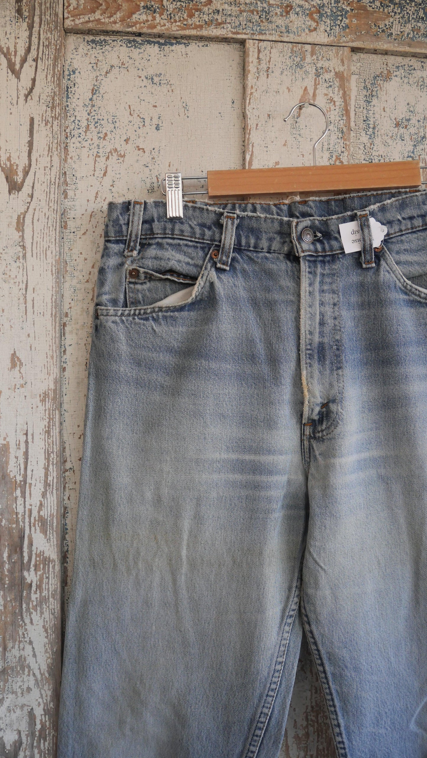 1980s Faded Straight Leg Levis | 35