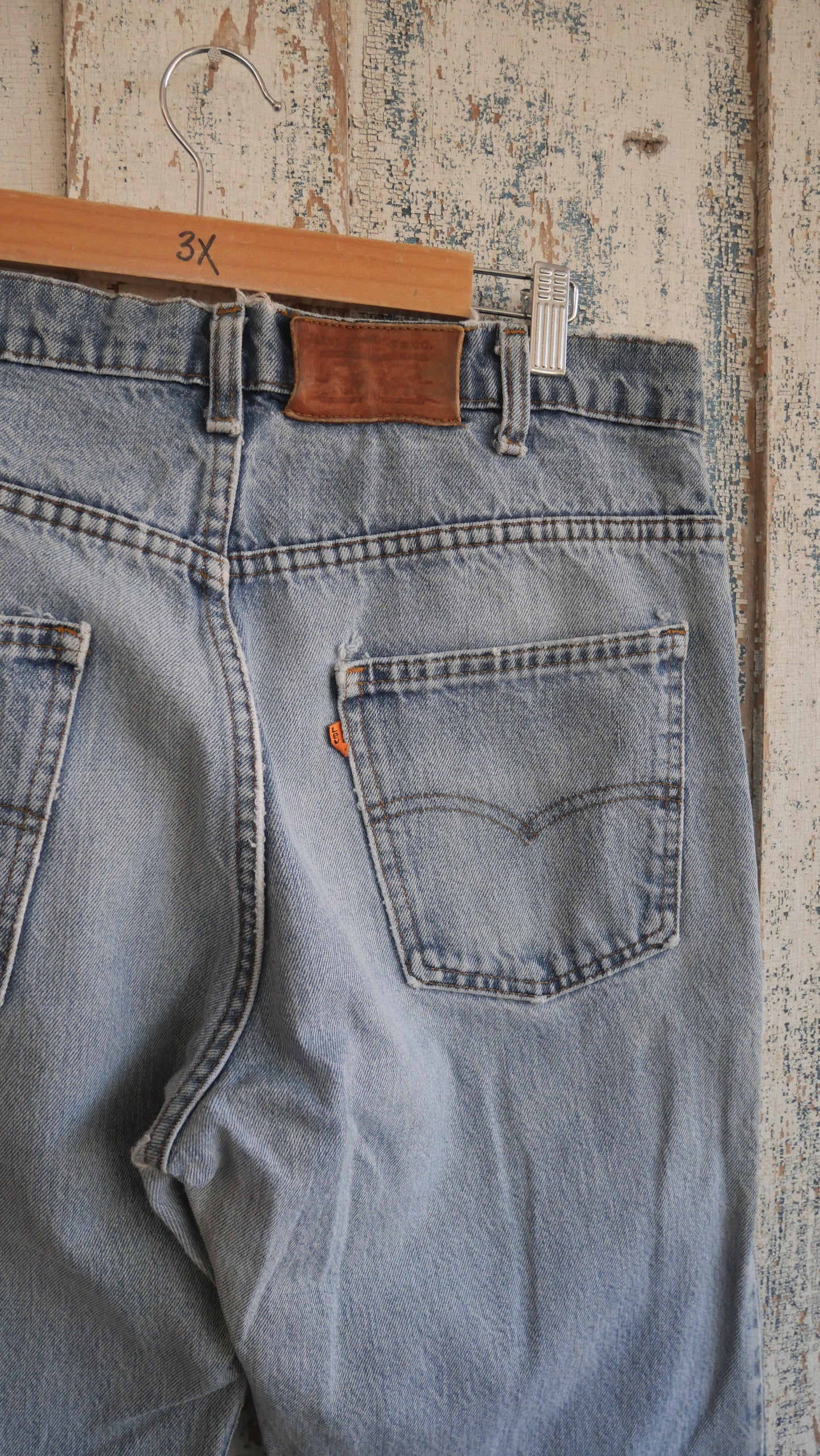 1980s Faded Straight Leg Levis | 35