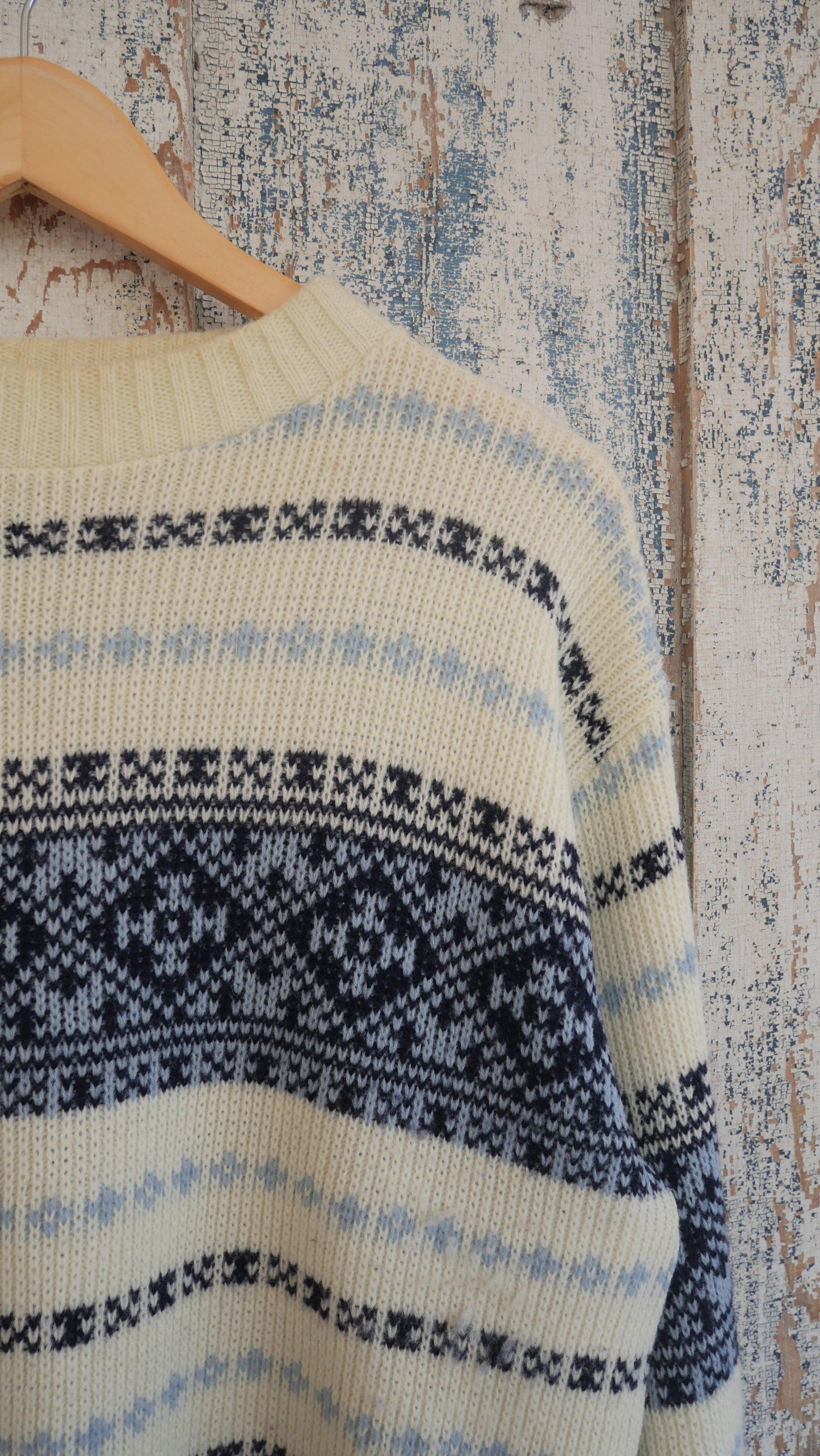 1980s Knit Sweater | L