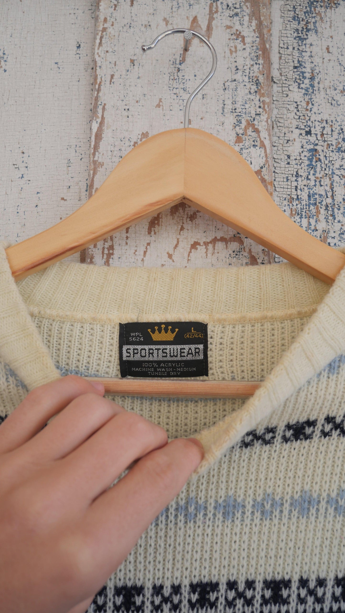 1980s Knit Sweater | L