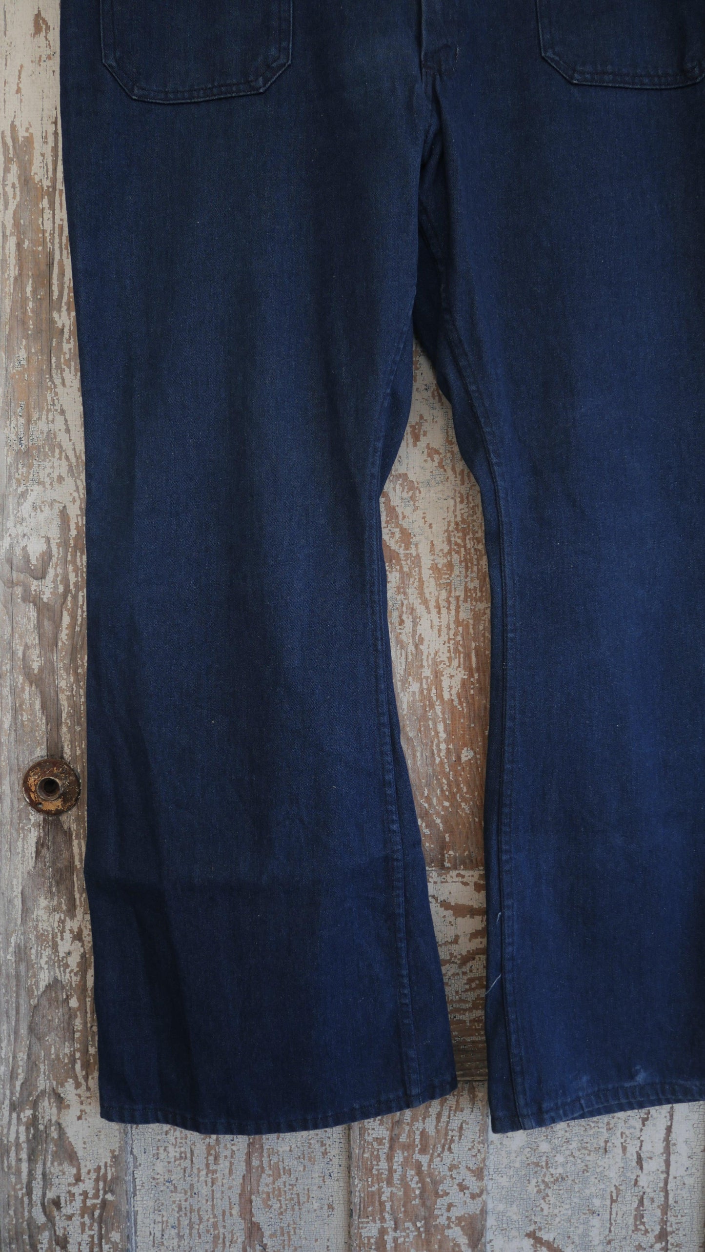 1970s Seafarer Flared Denim | 38