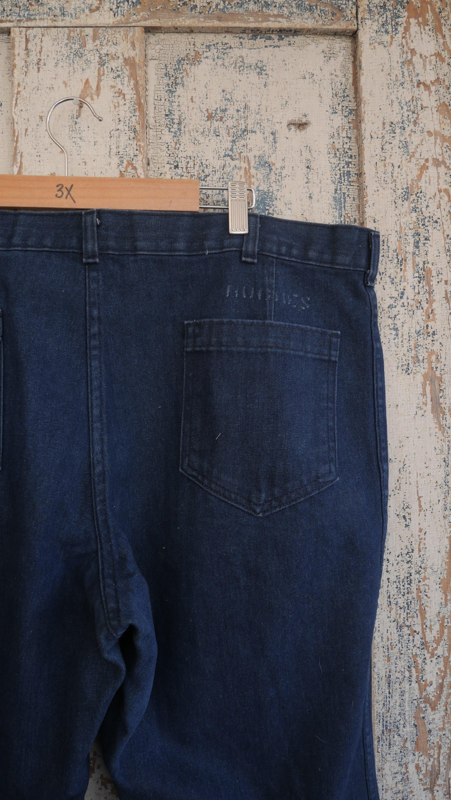 1970s Seafarer Flared Denim | 38