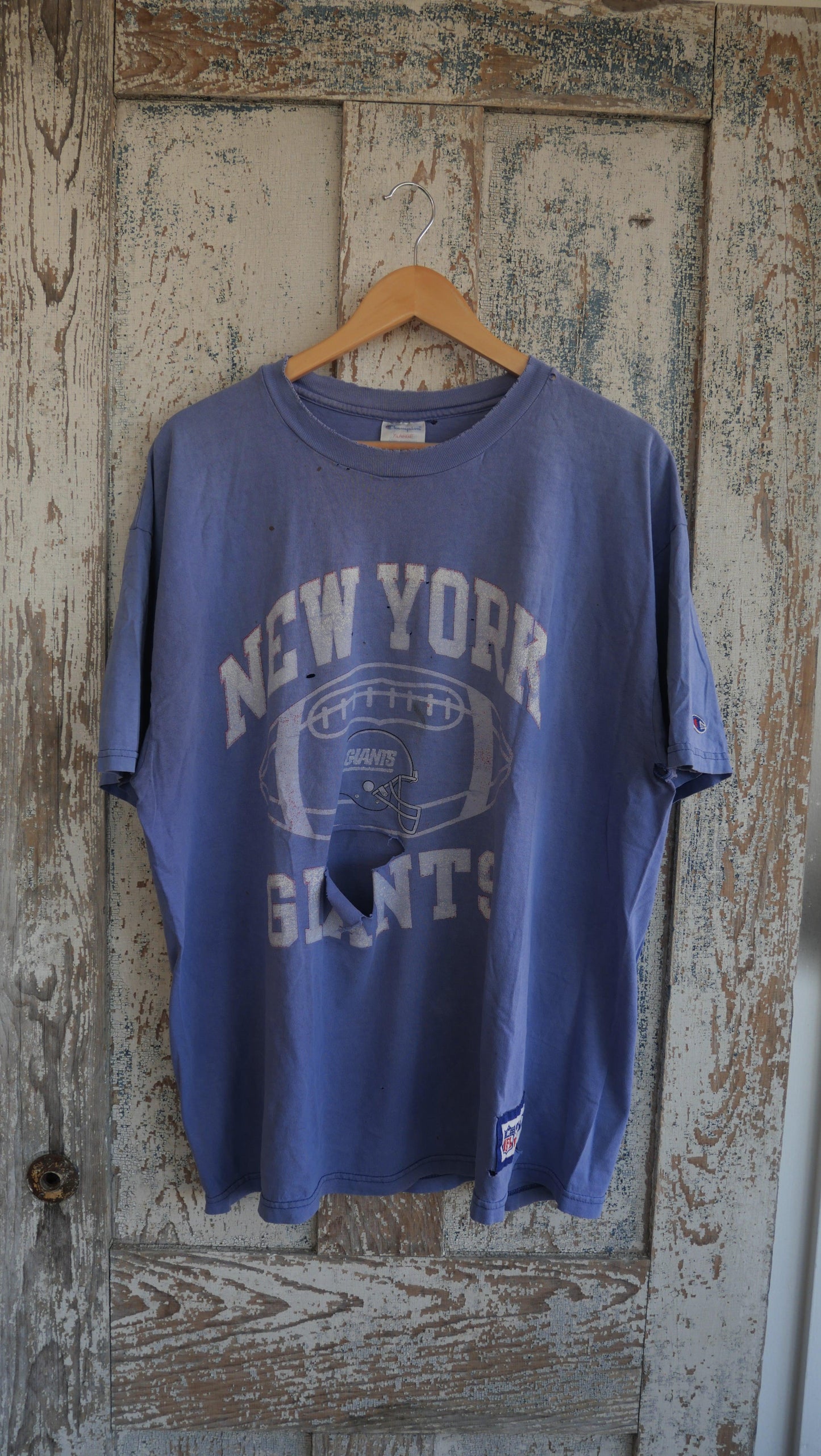 1990s Faded Football Tee | XL