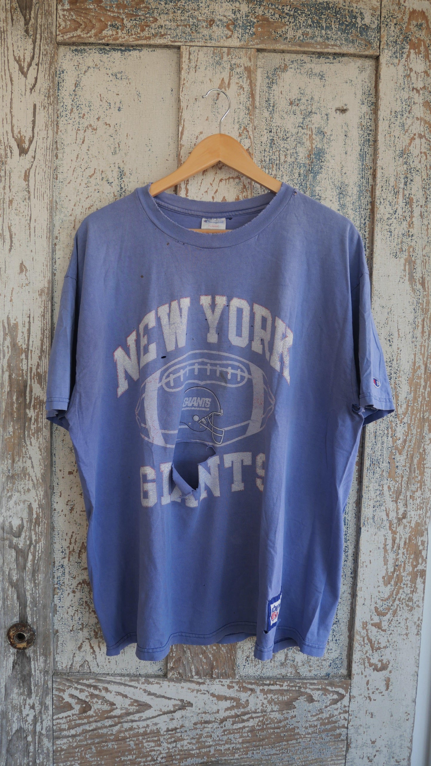 1990s Faded Football Tee | XL