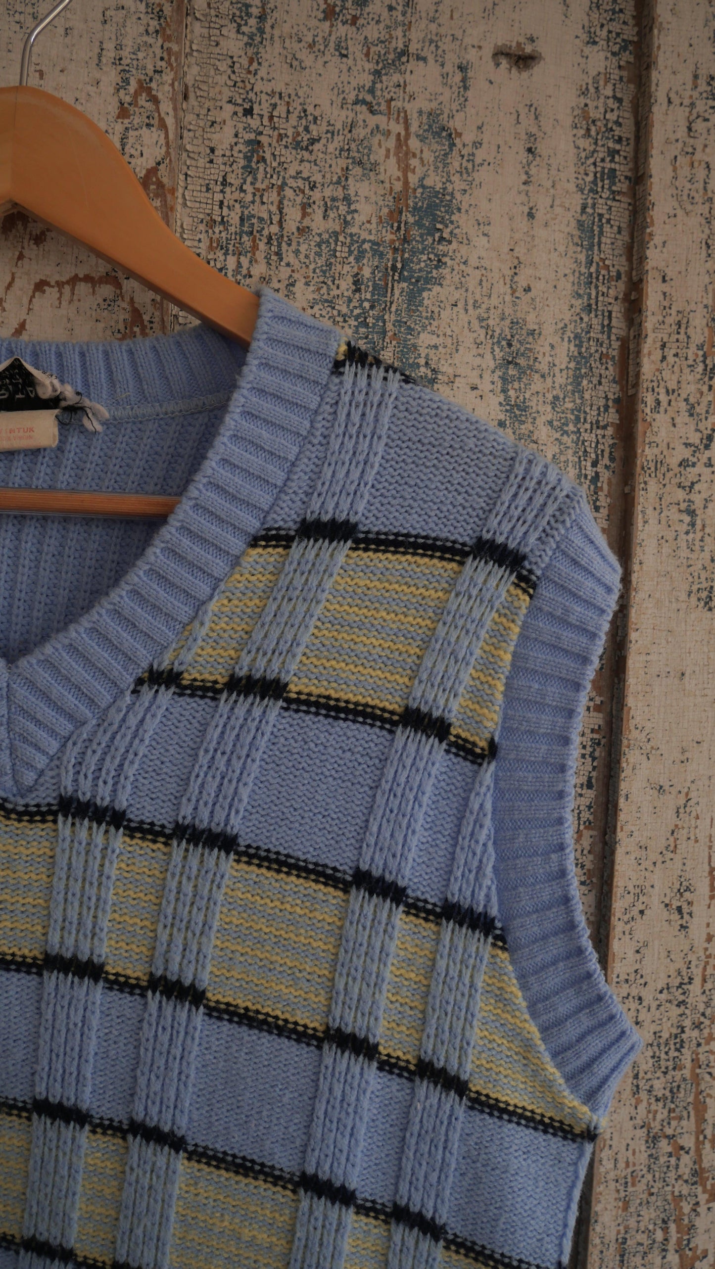 1970s Knit Sweater Vest | M