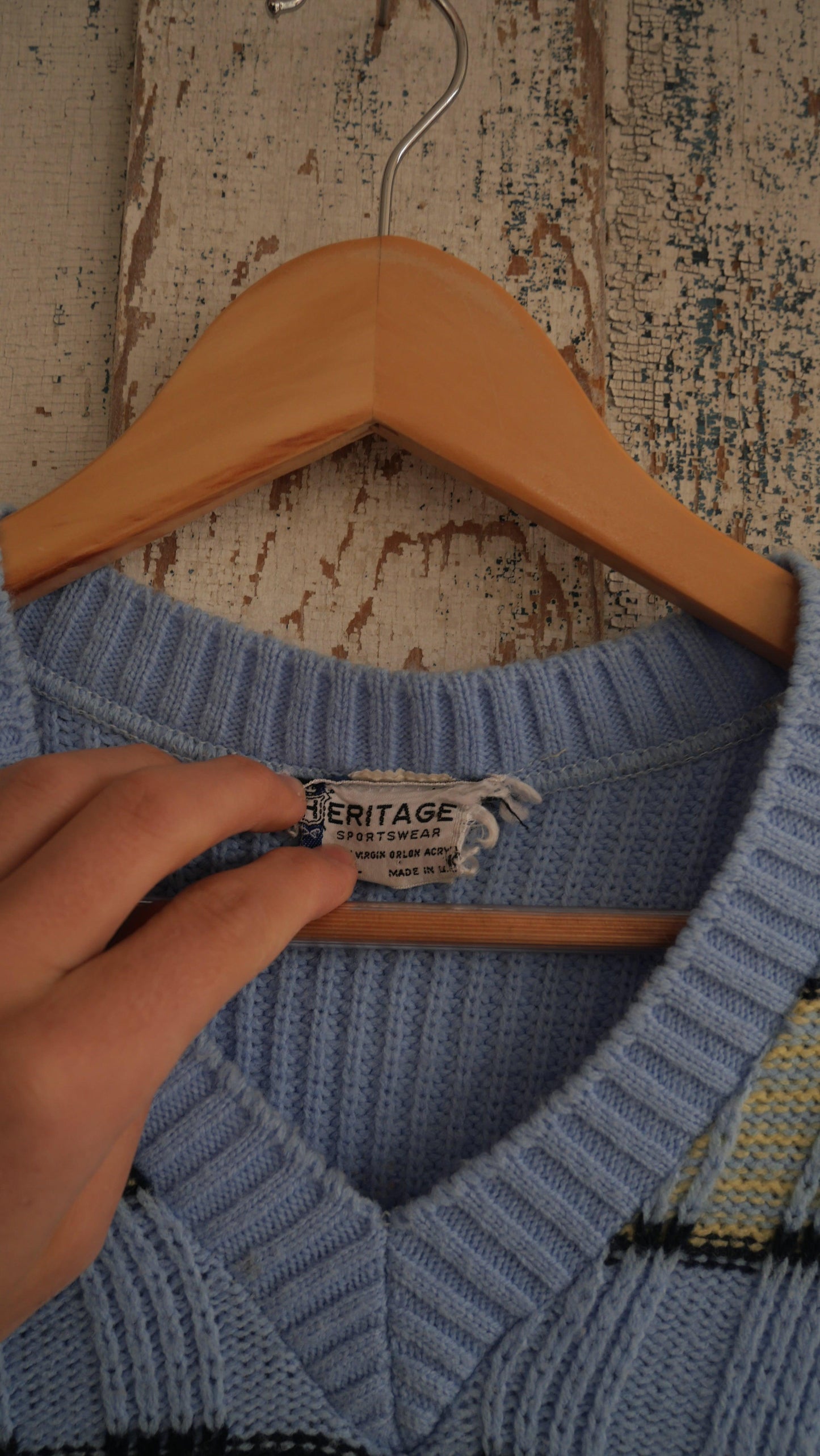 1970s Knit Sweater Vest | M