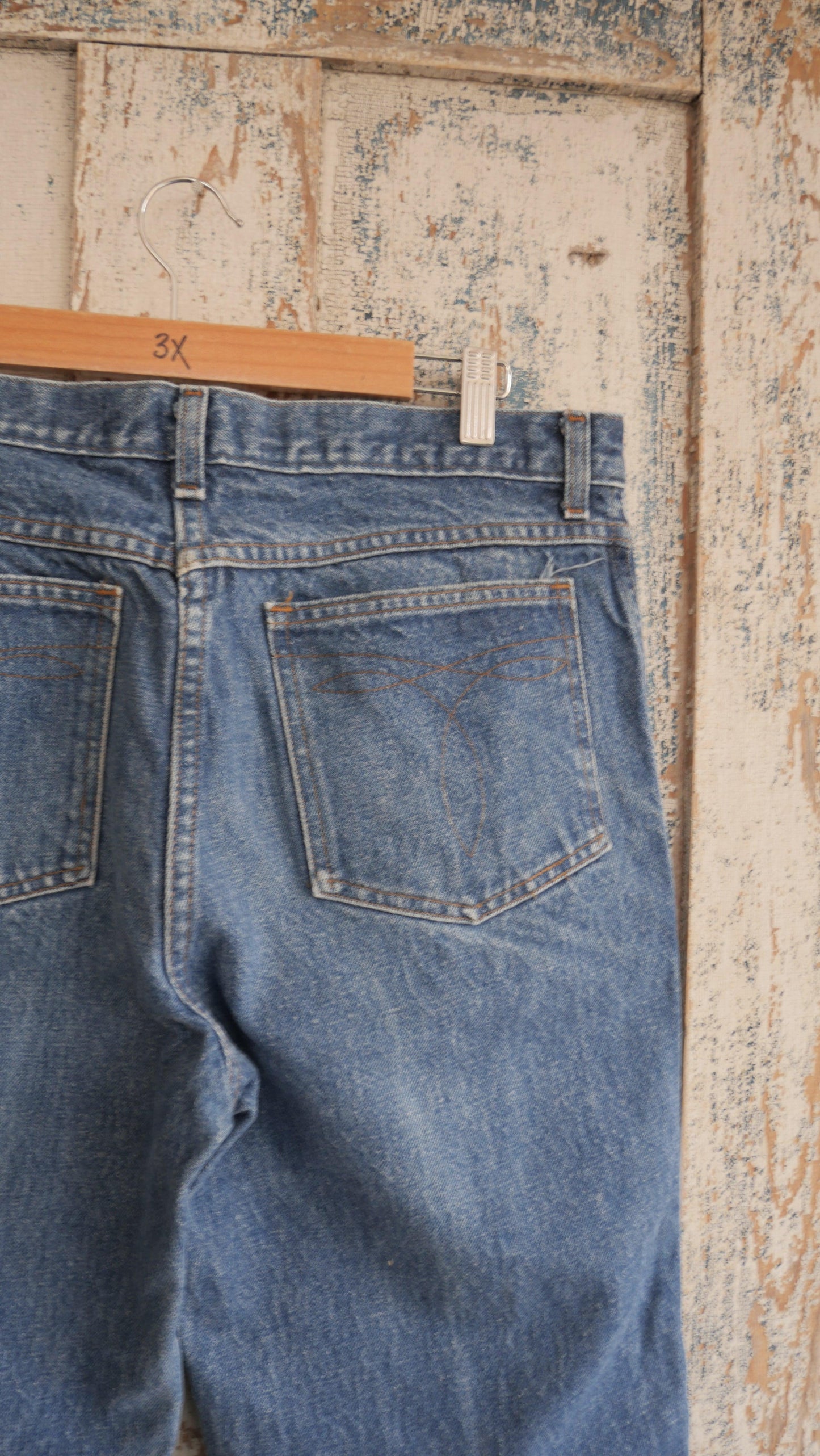 1970s Straight Leg Denim | 34