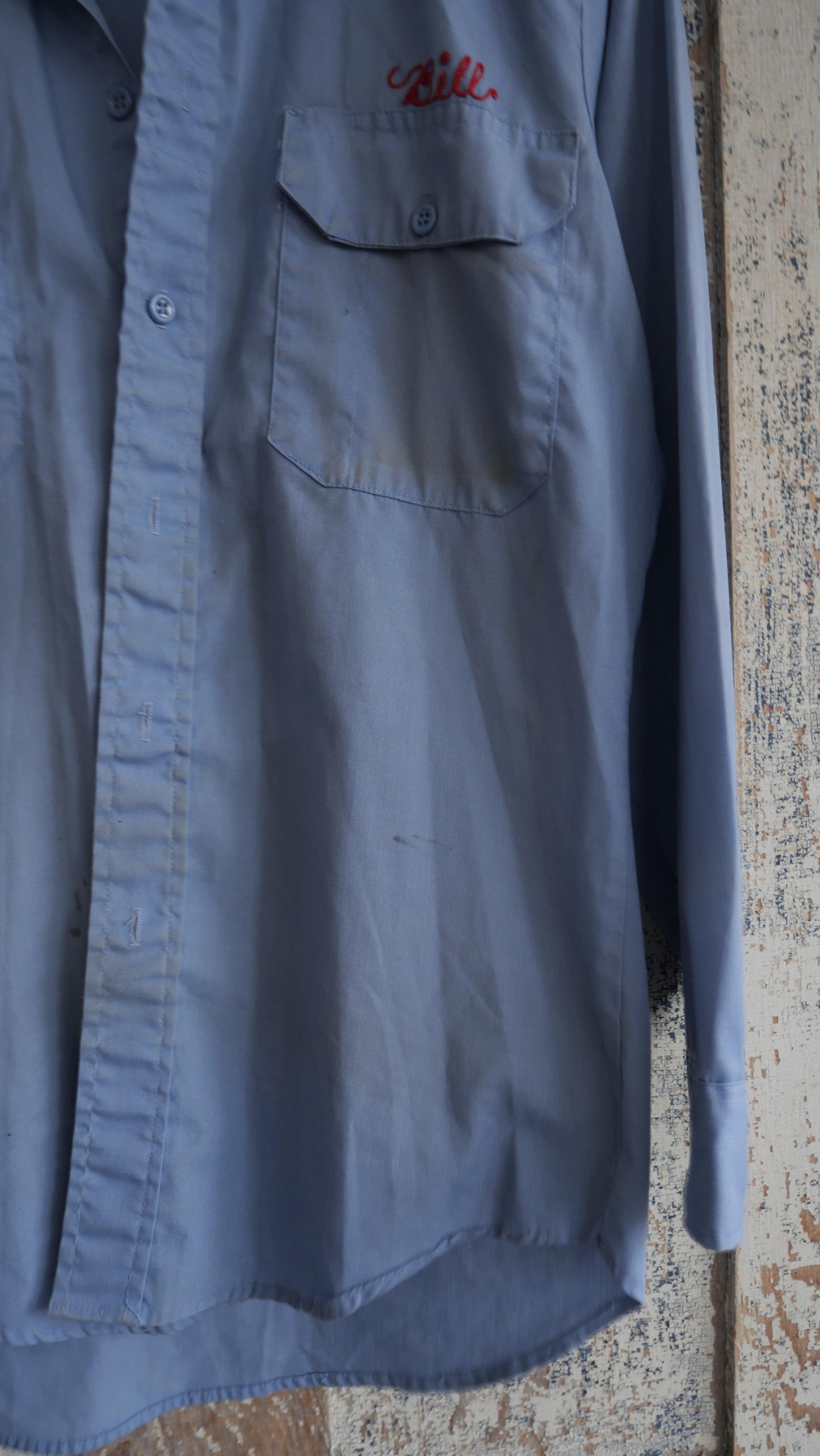 1960s Chain Stitch Work Shirt | L