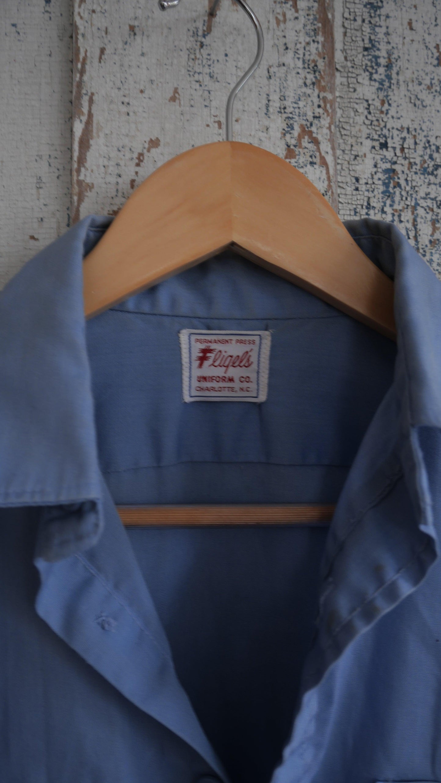 1960s Chain Stitch Work Shirt | L