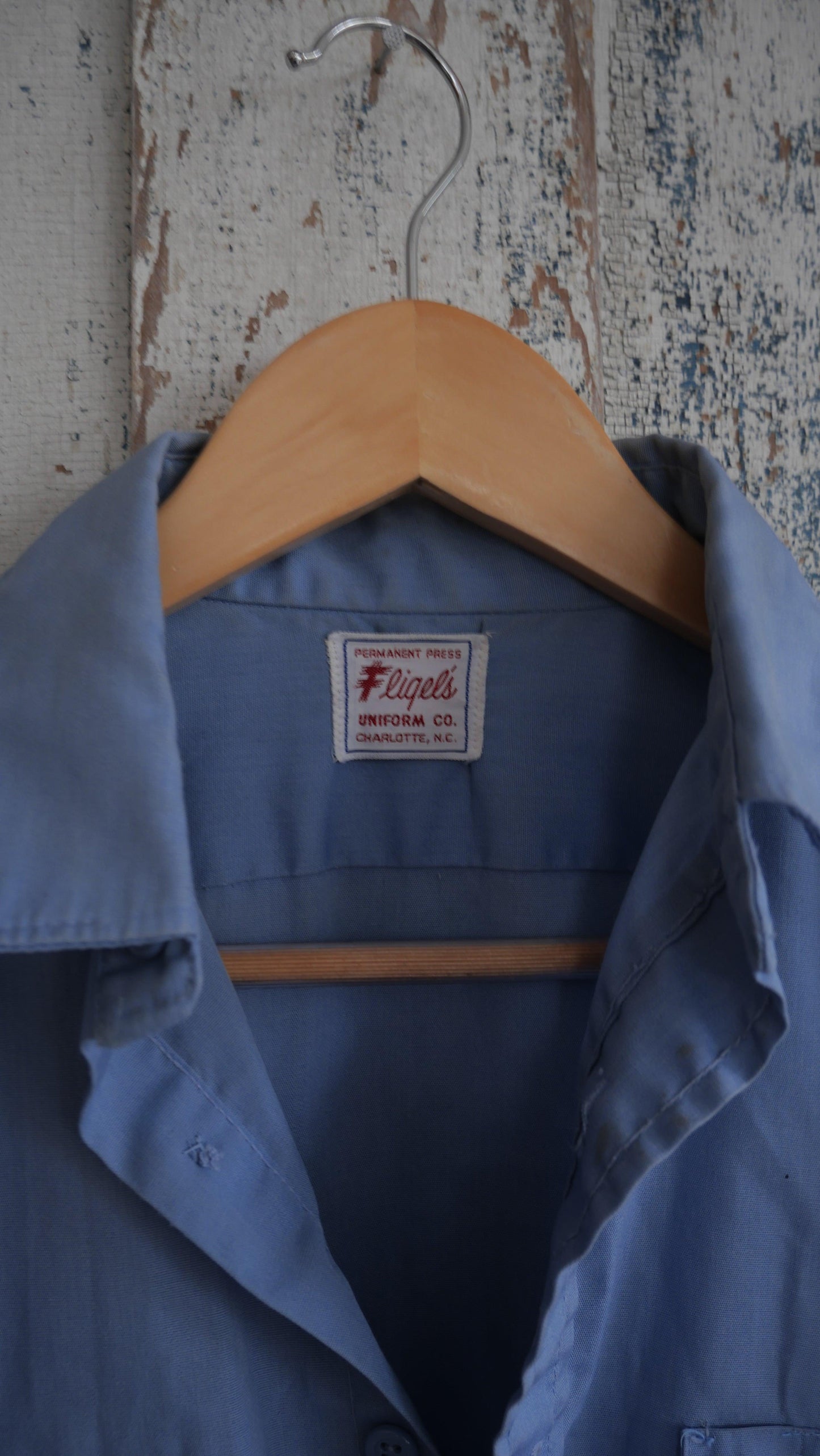 1960s Chain Stitch Work Shirt | L