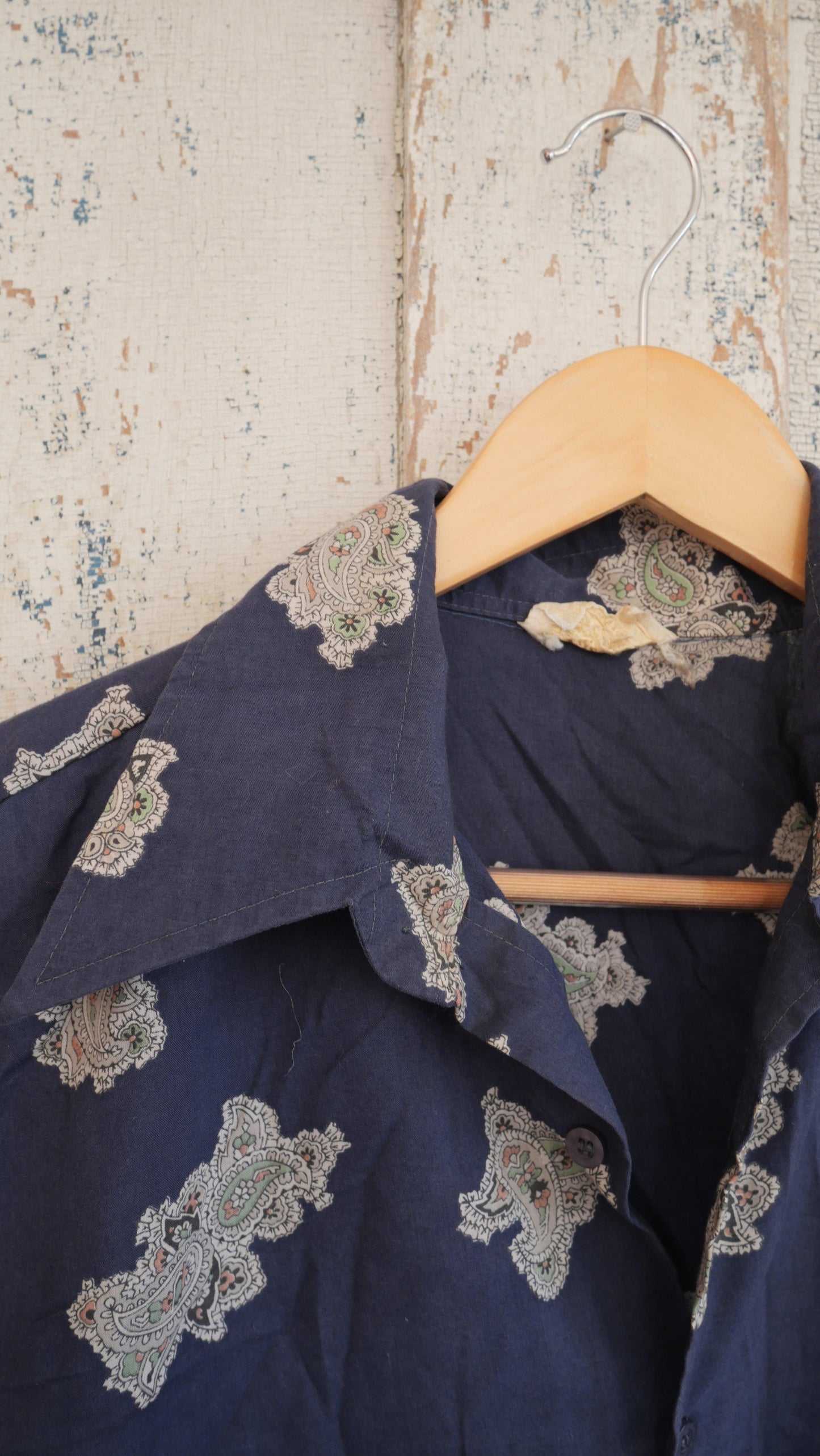 1970s Paisley Button Up | M