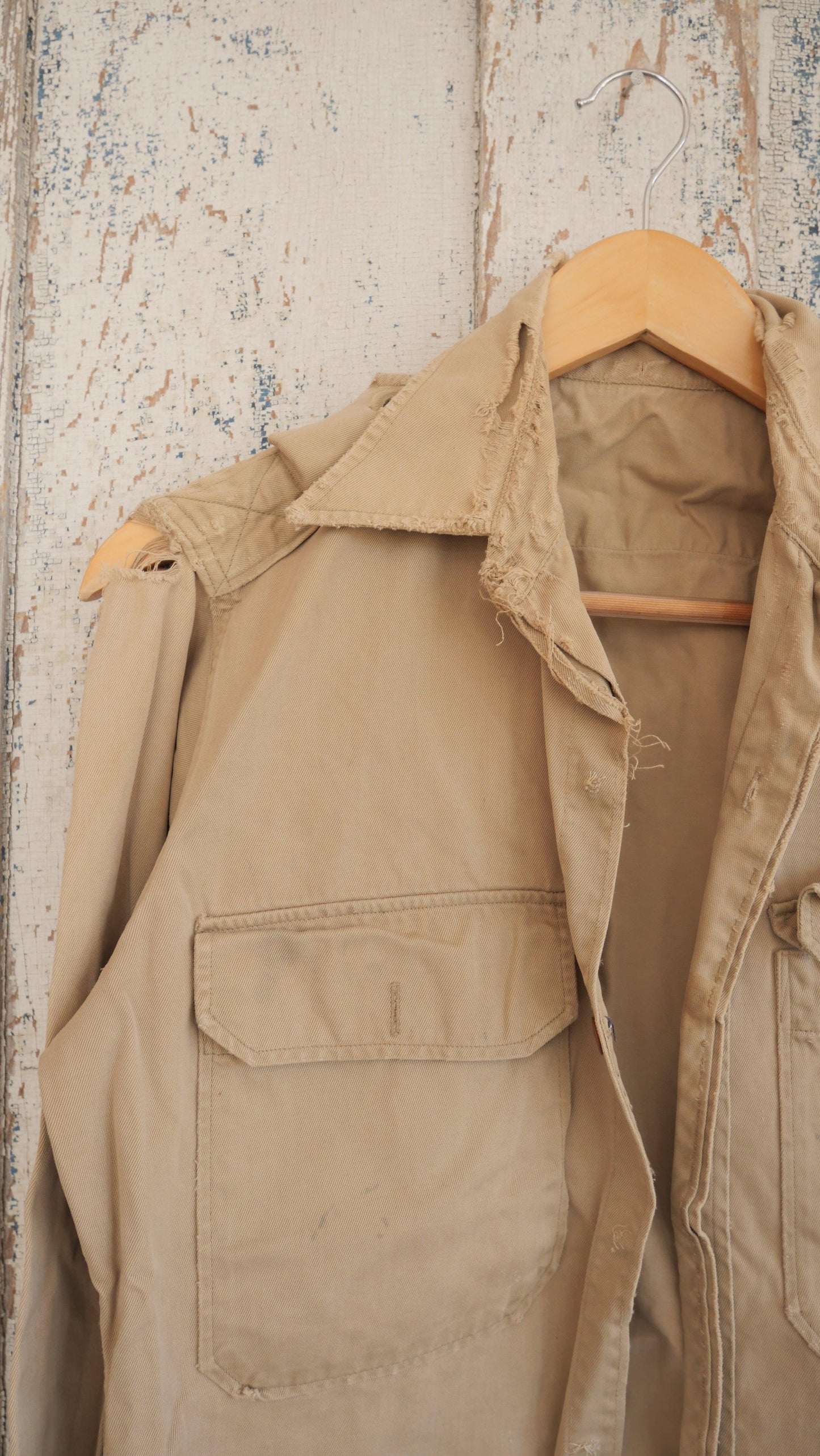 1960s Khaki Military Shirt | M