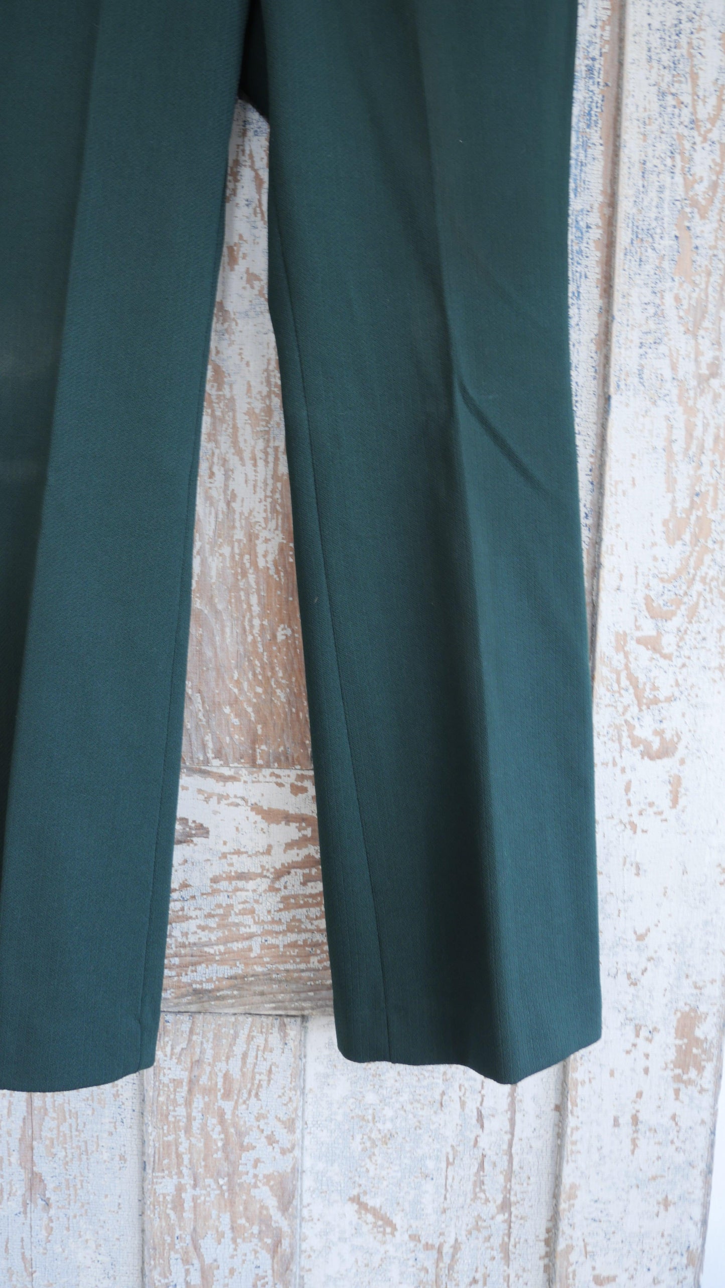 1970s Green Flared Pants | 33