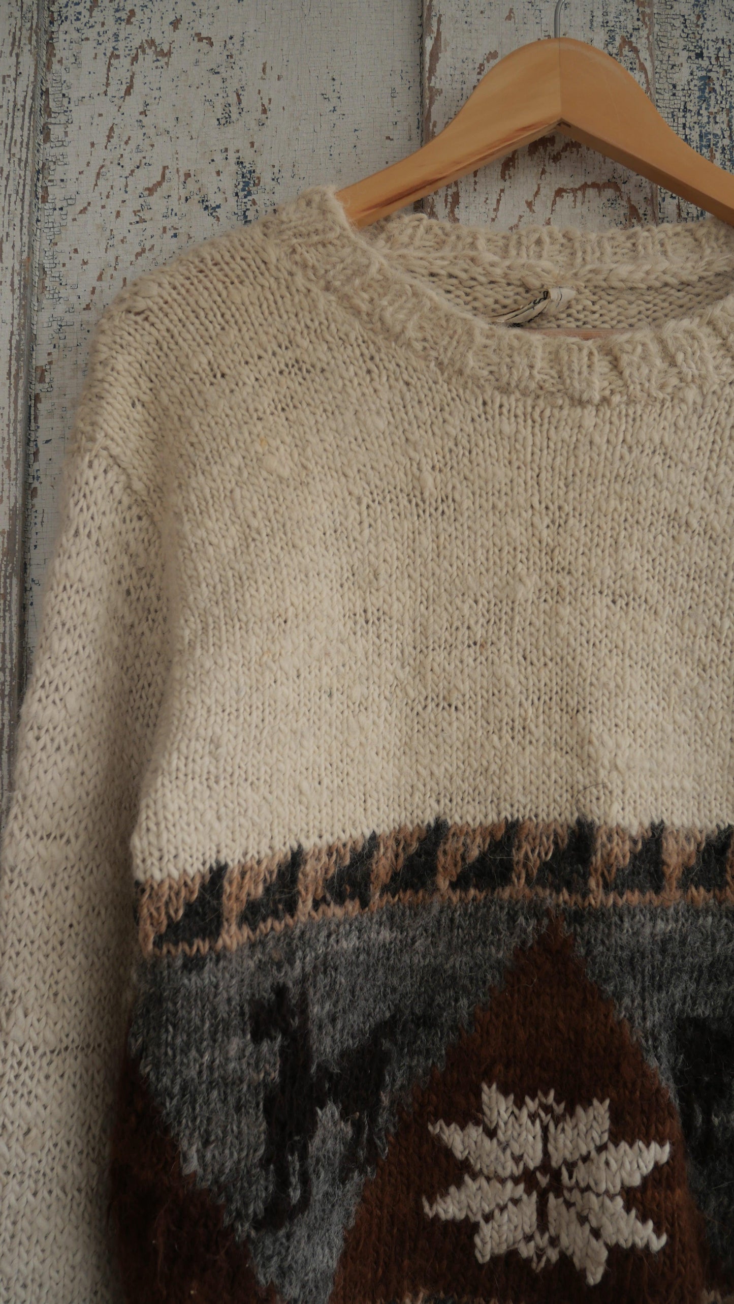1980s Alpaca Knit Sweater | M