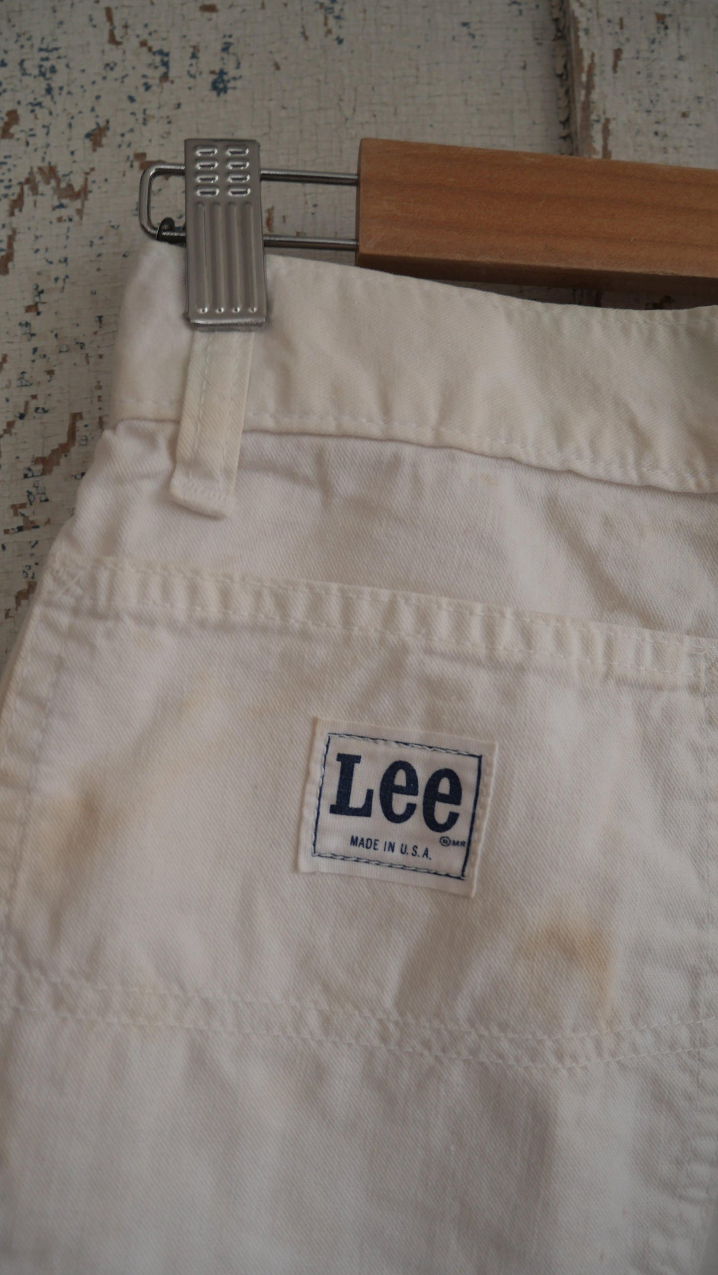 1960s White Lee Shorts | 29