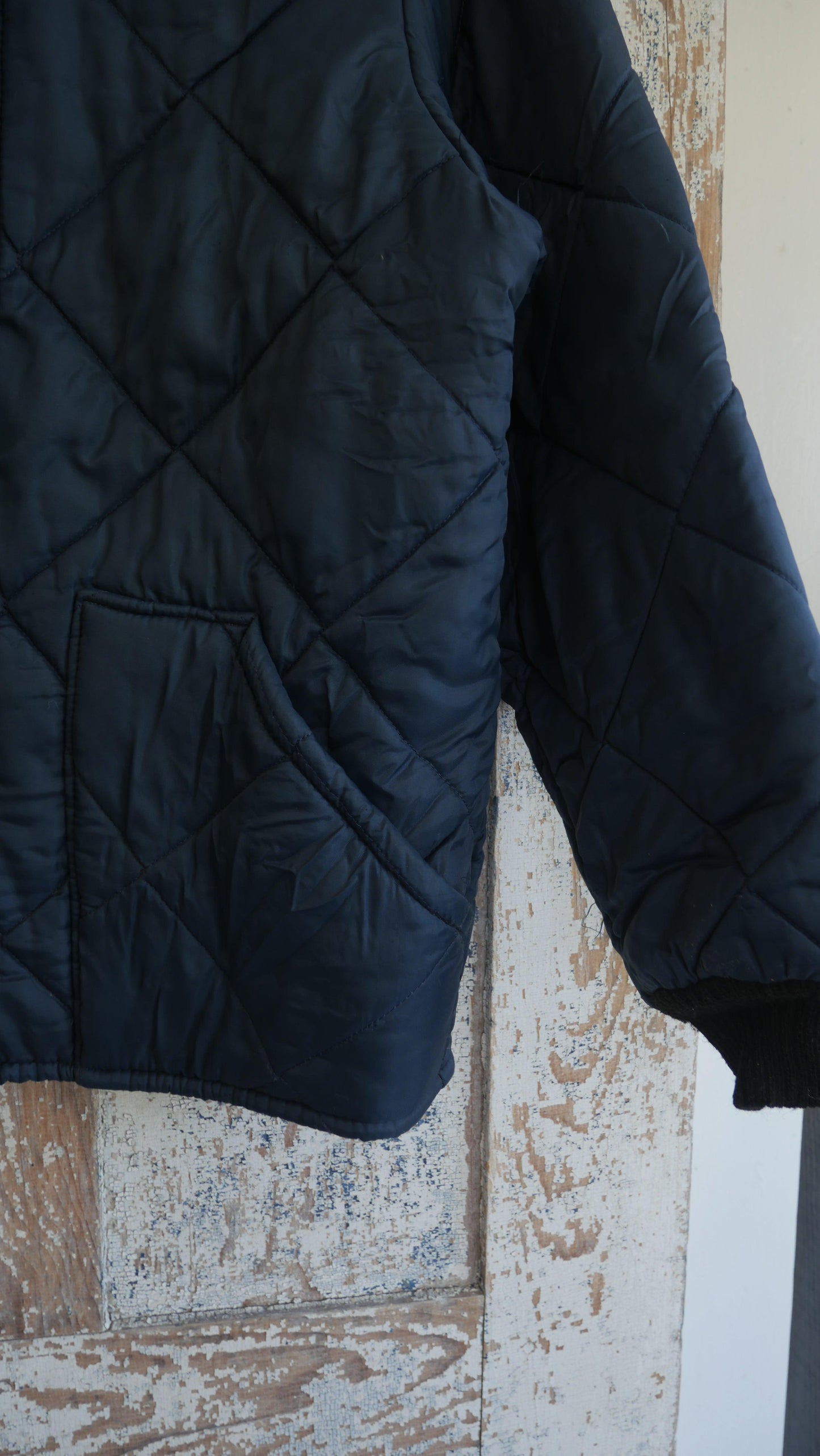 1970s Quilted Work Jacket | L