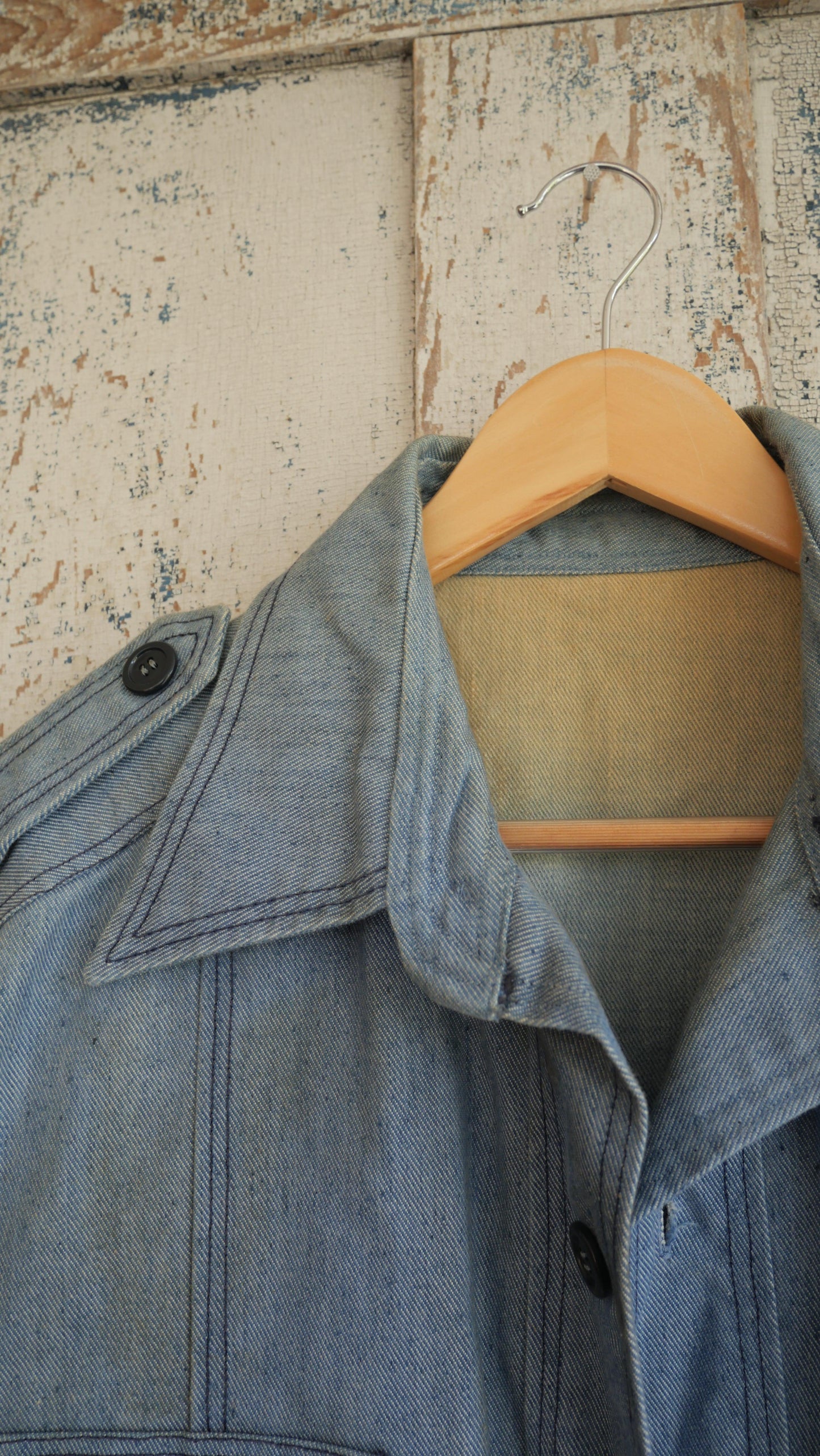 1970s Denim Overshirt | L