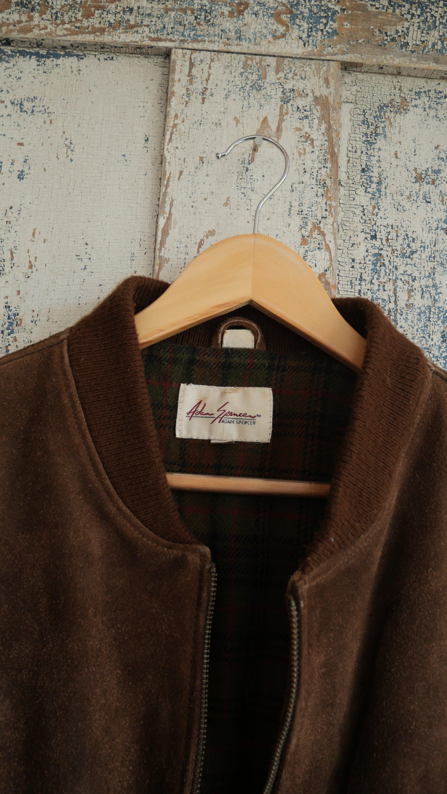 1990s Boxy Suede Bomber Jacket | XL