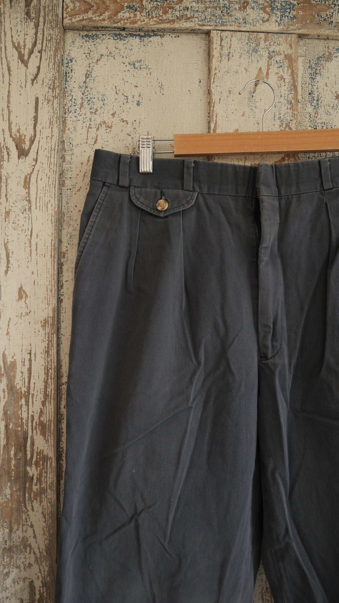 1980s Pleated Chinos | 36