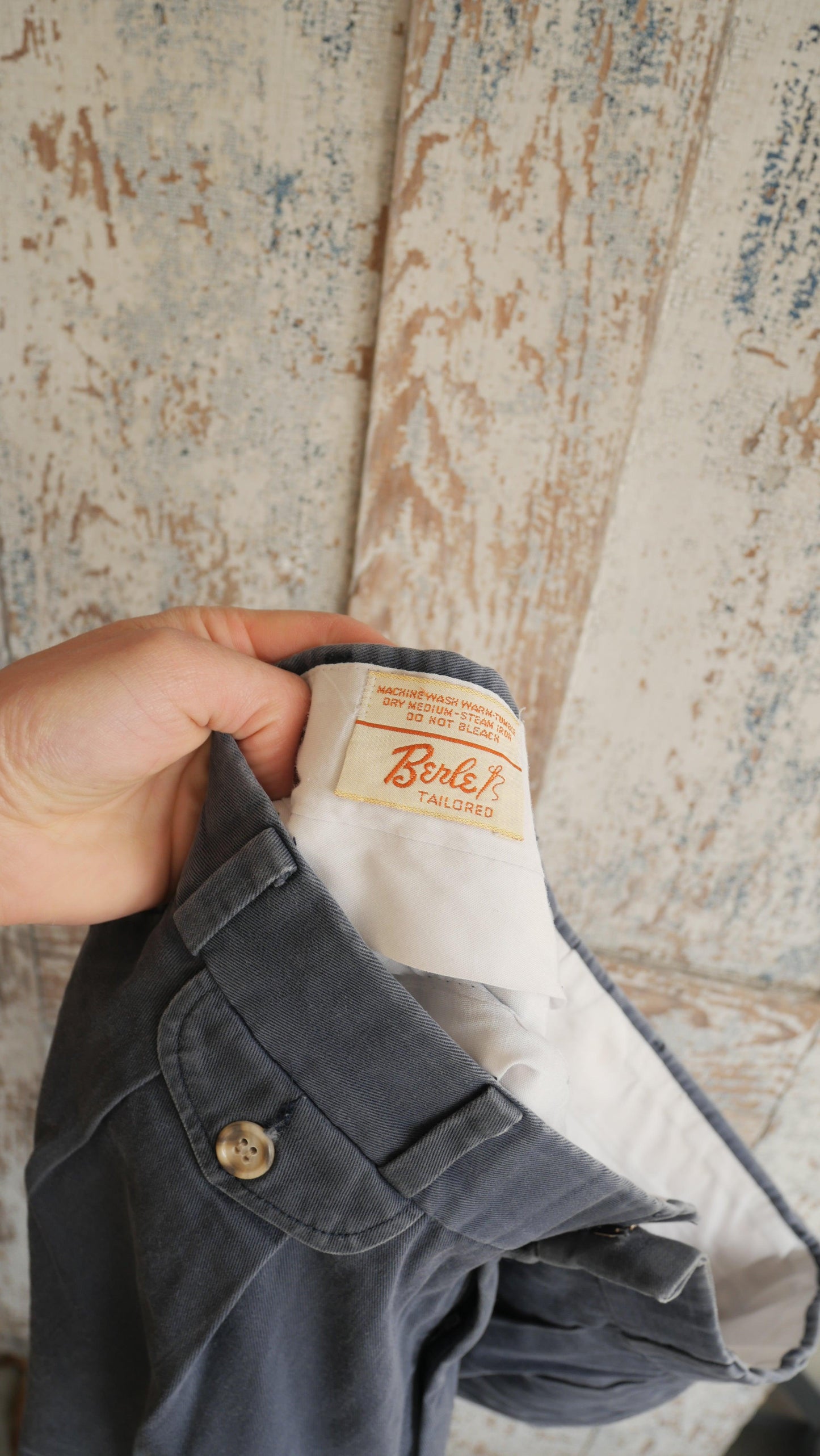 1980s Pleated Chinos | 36