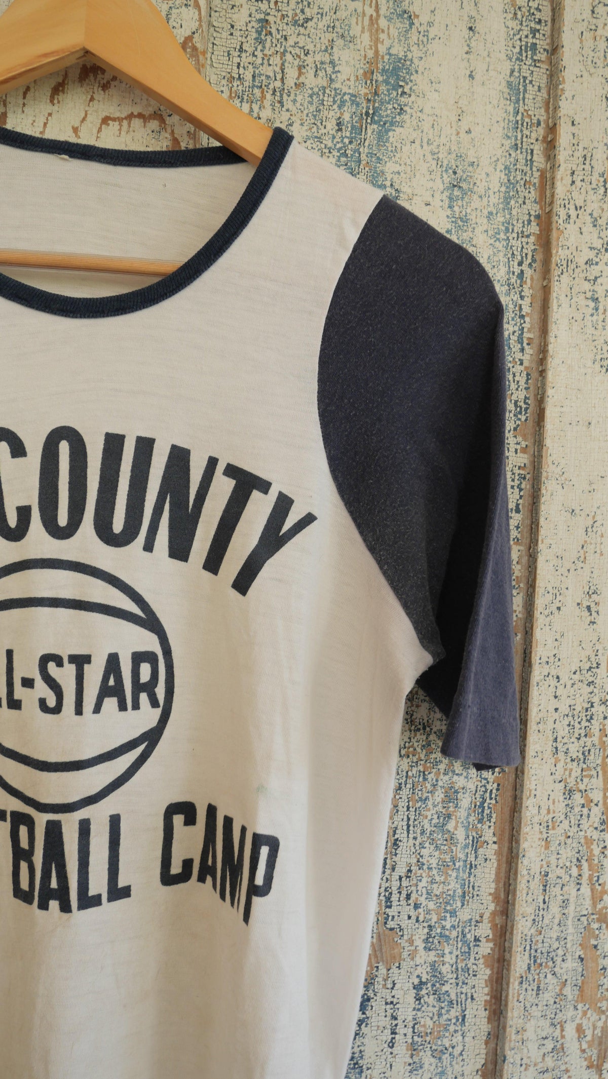1970s Basketball Tee | M