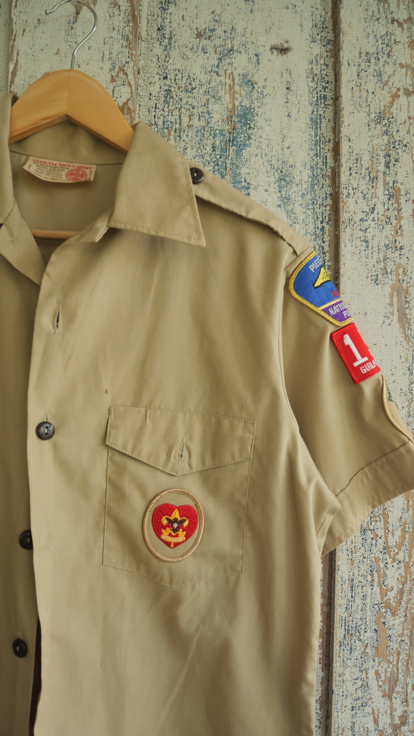 1960s Camp Collar BSA Shirt | L